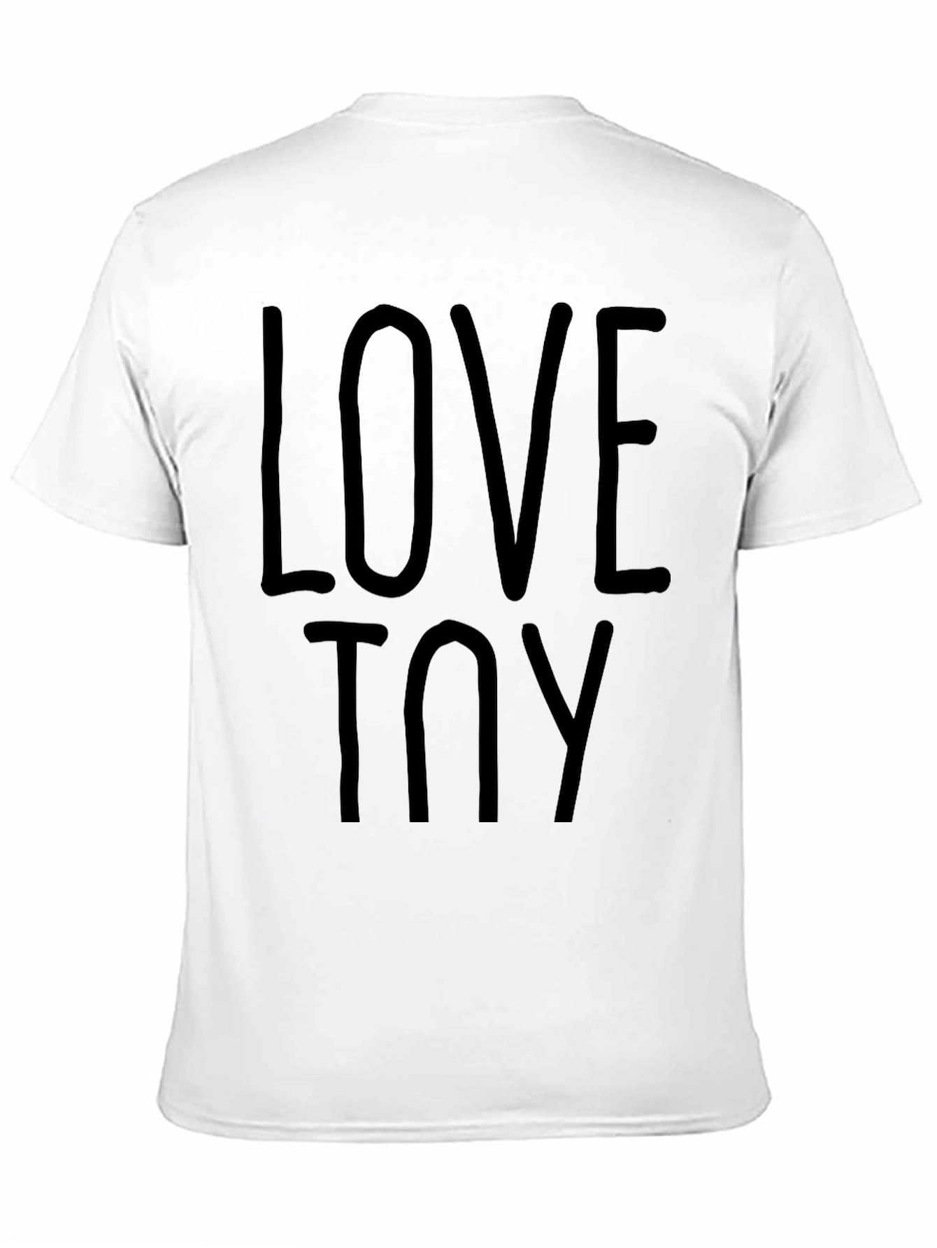 Love Toy Graphic Tee - Black Cotton T-Shirt