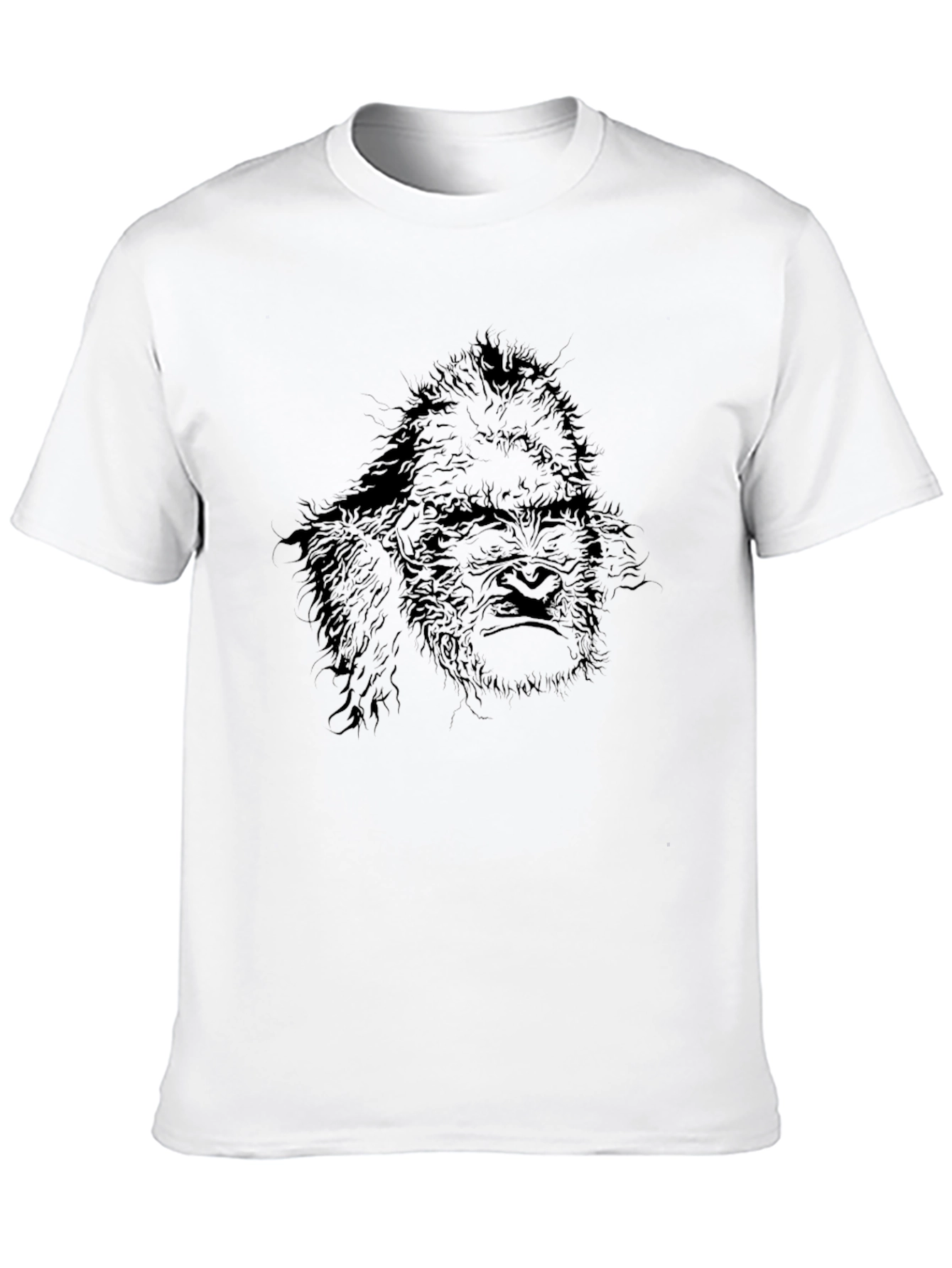 Gorilla Graphic Black T-Shirt for Men