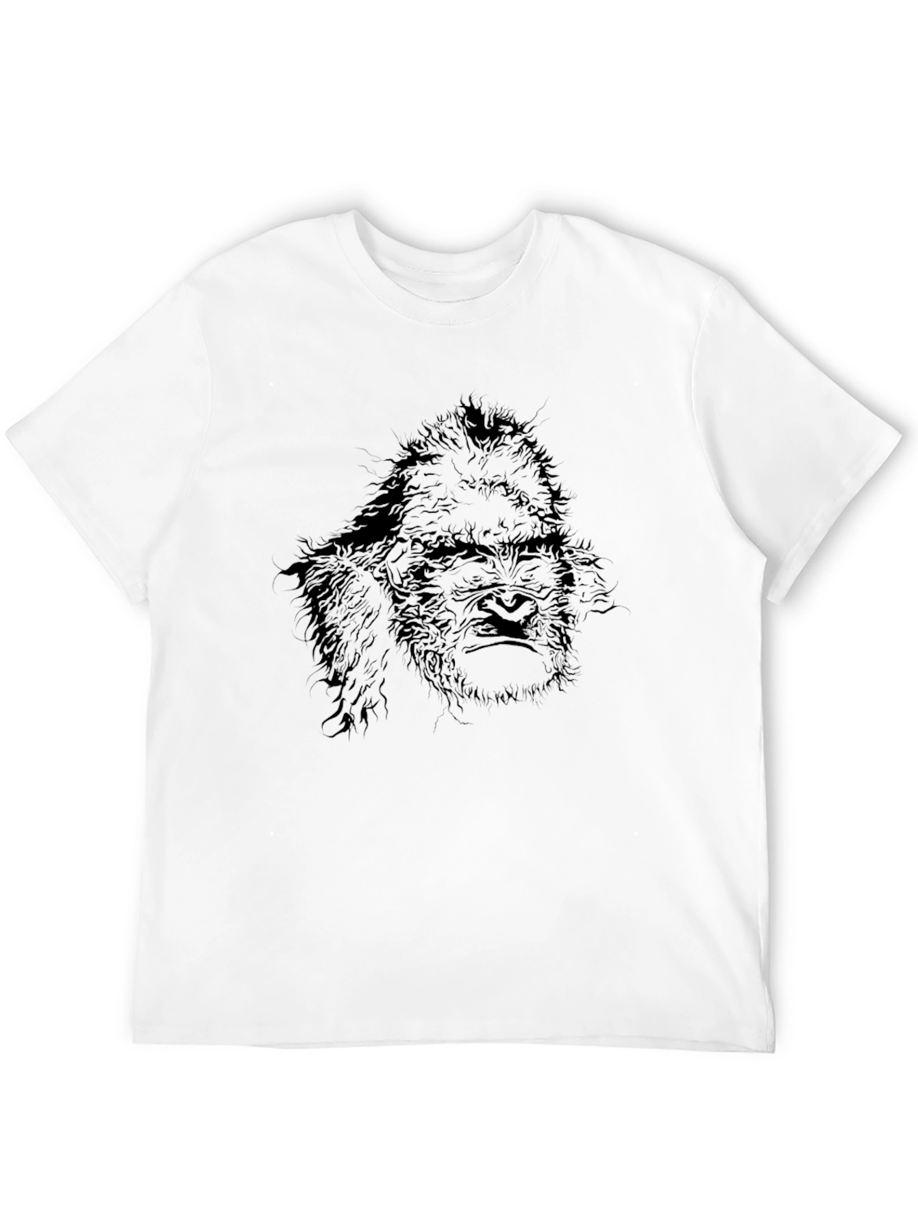 Gorilla Graphic Black T-Shirt for Men