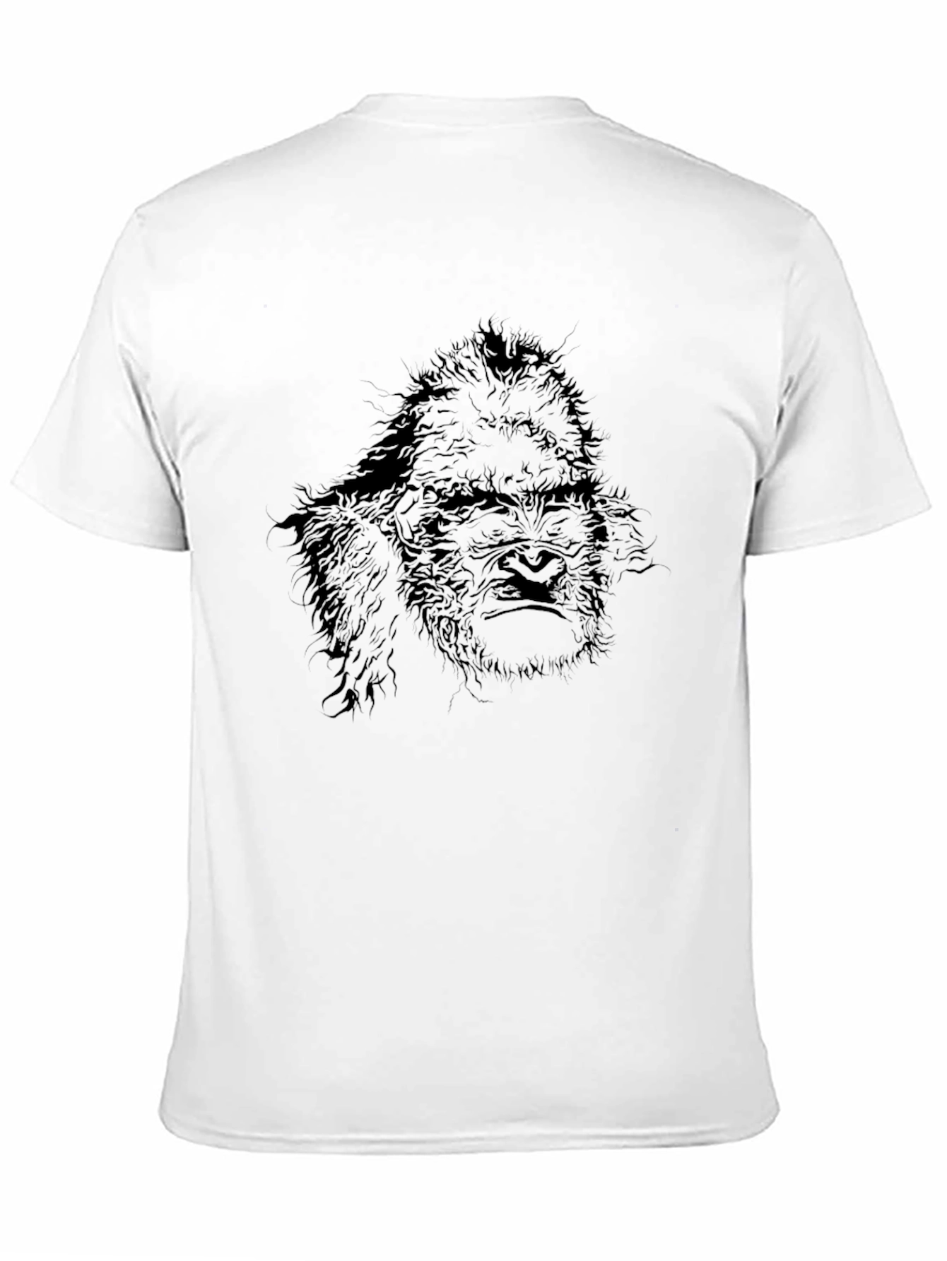 Gorilla Graphic Black T-Shirt for Men