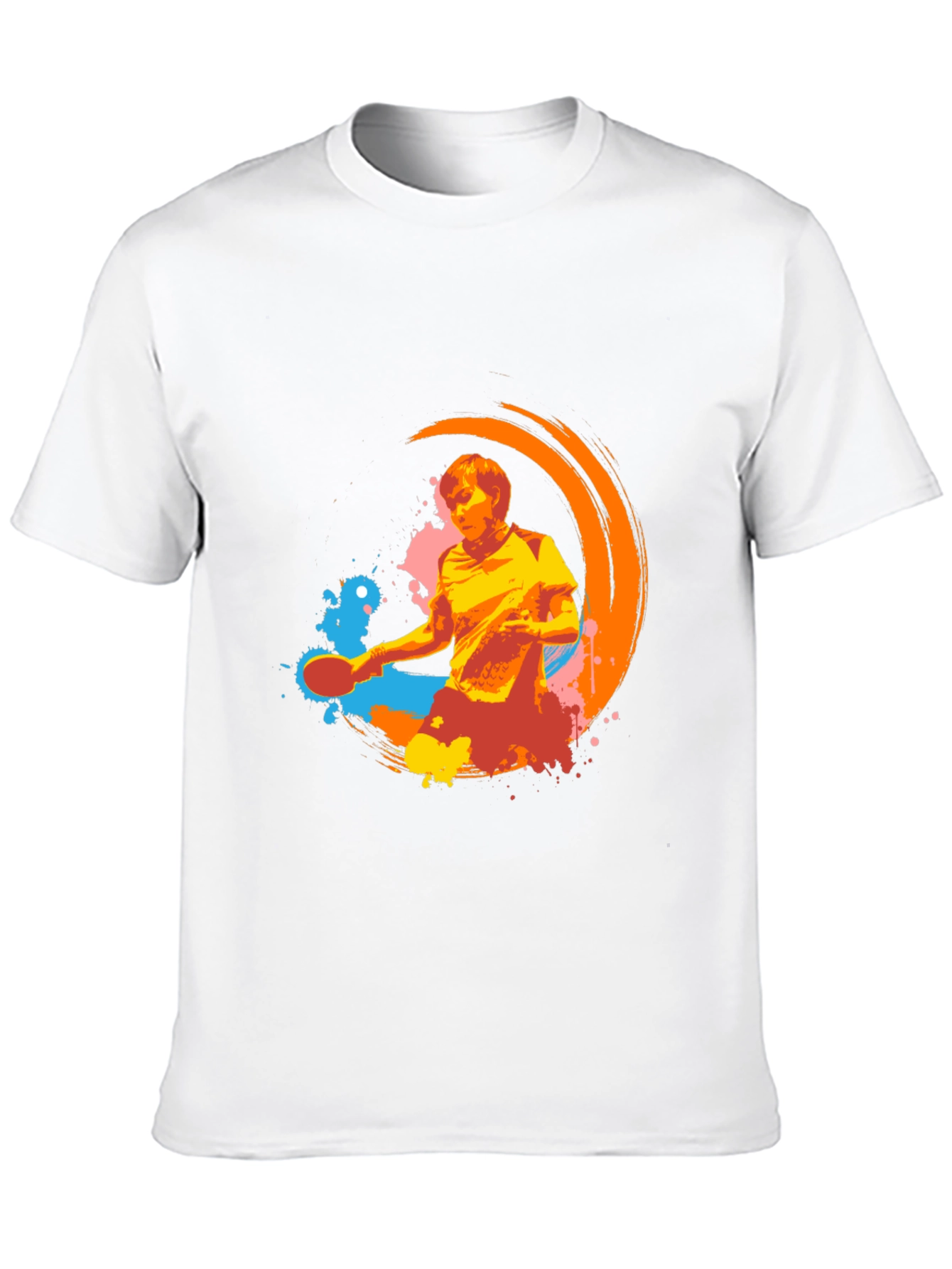 Cool Graphic Tee - Table Tennis Design