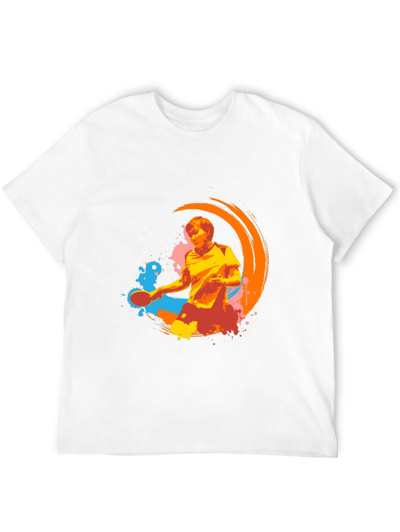 Cool Graphic Tee - Table Tennis Design