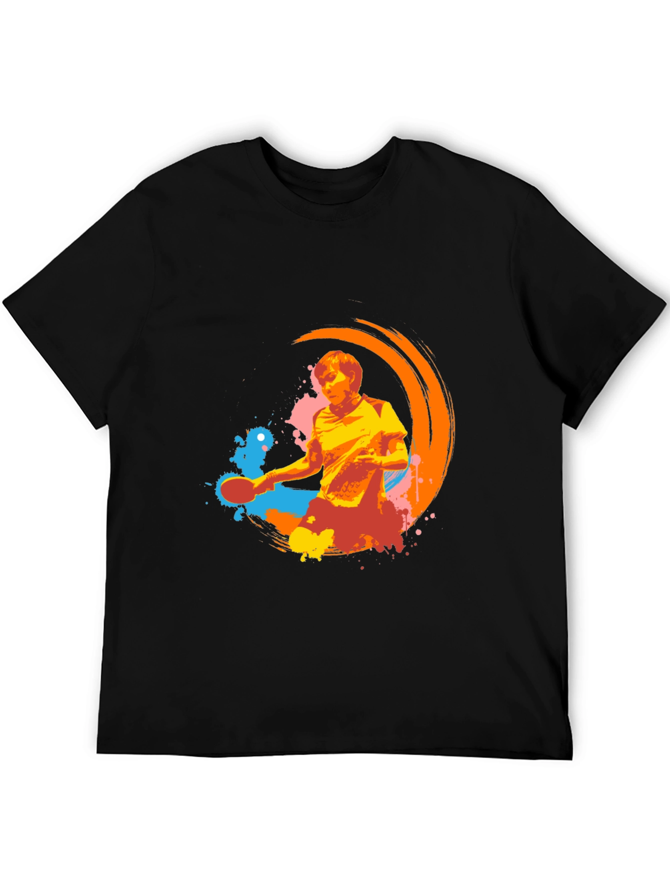 Cool Graphic Tee - Table Tennis Design