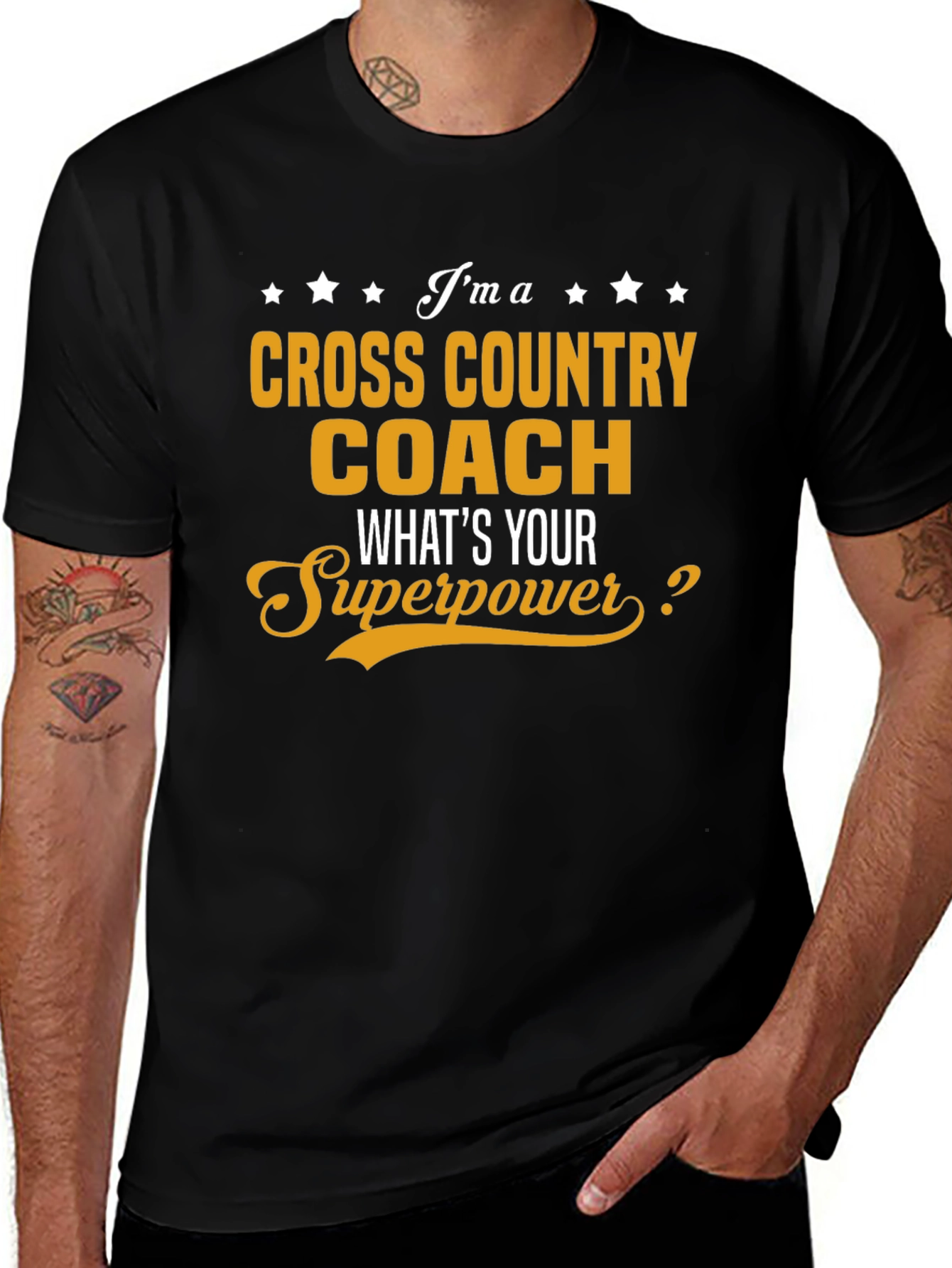 Cross Country Coach Superpower T-Shirt