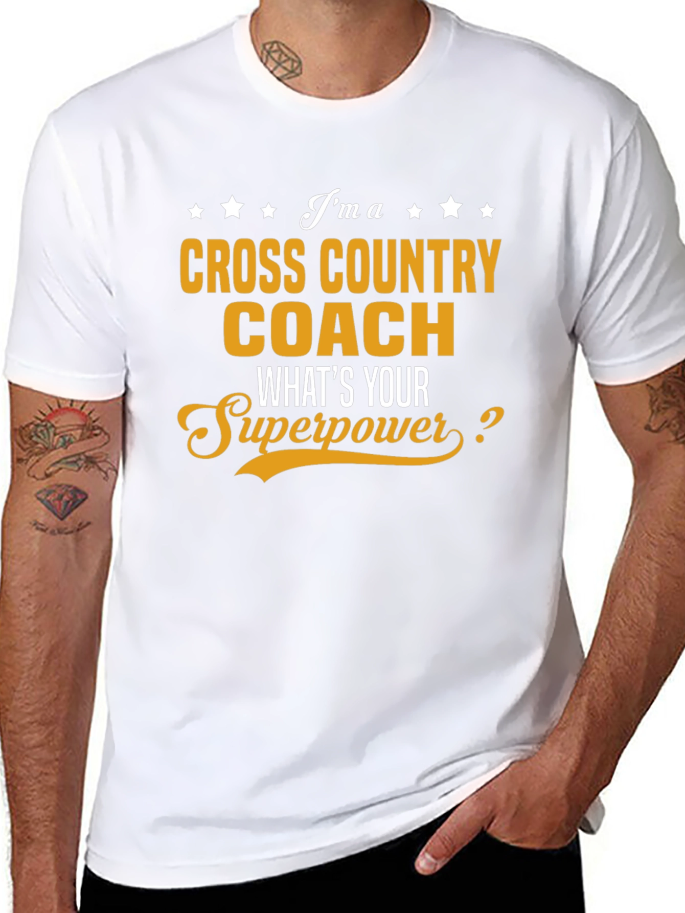 Cross Country Coach Superpower T-Shirt