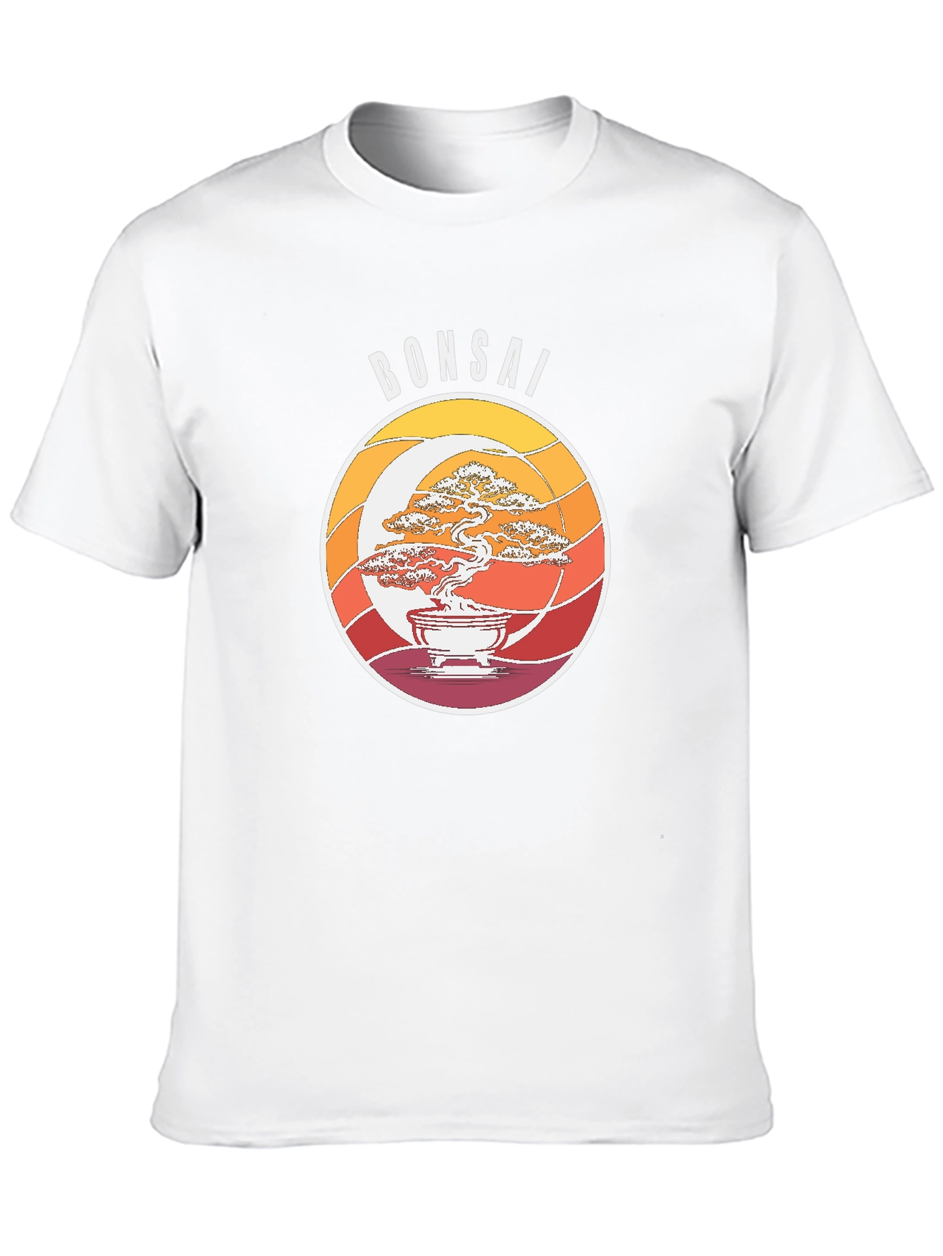 Retro Bonsai Tree Graphic T-Shirt - Unisex