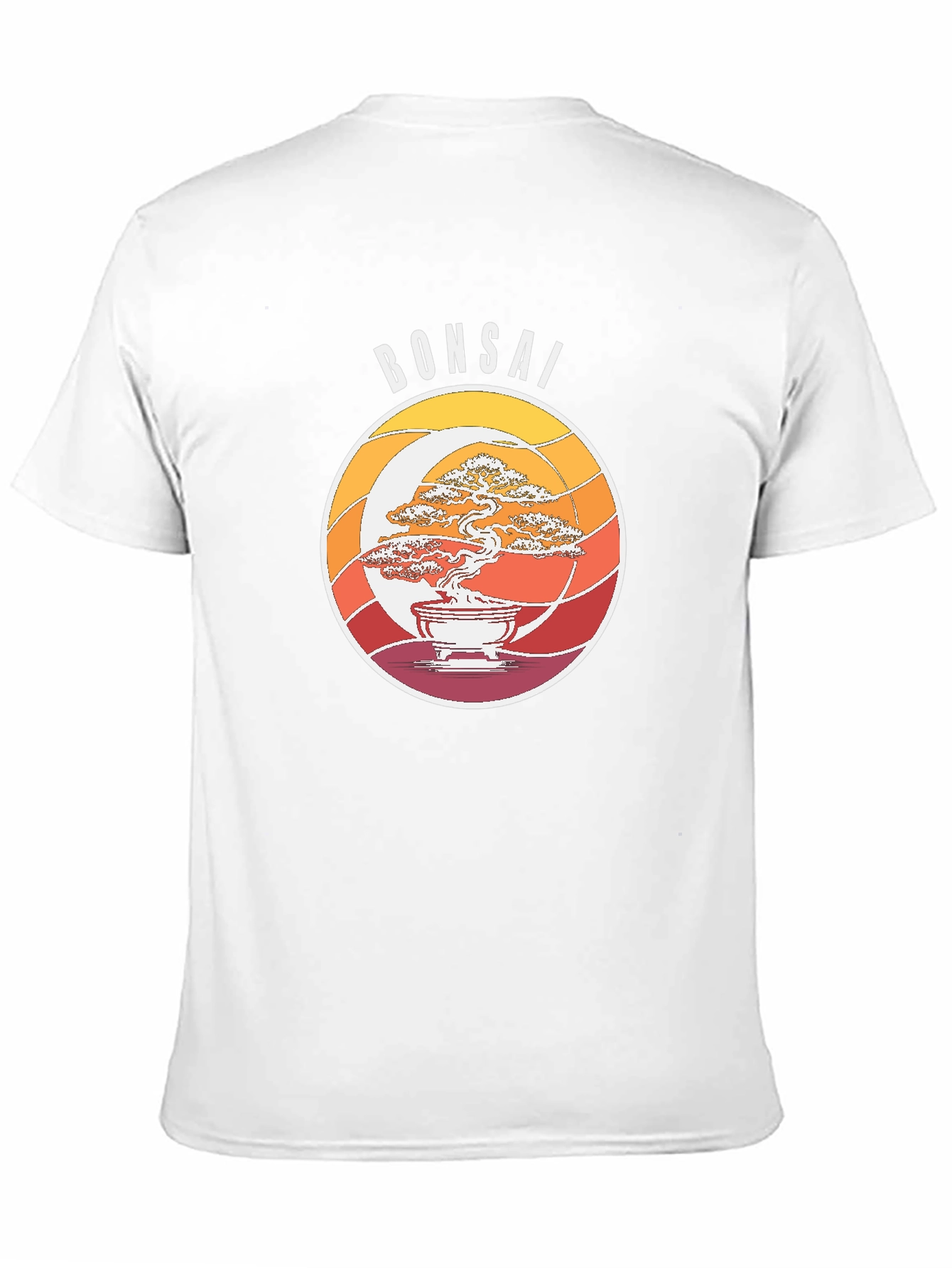 Retro Bonsai Tree Graphic T-Shirt - Unisex