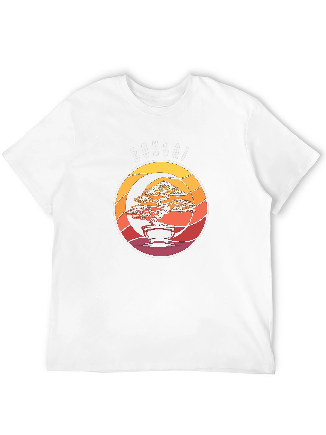 Retro Bonsai Tree Graphic T-Shirt - Unisex