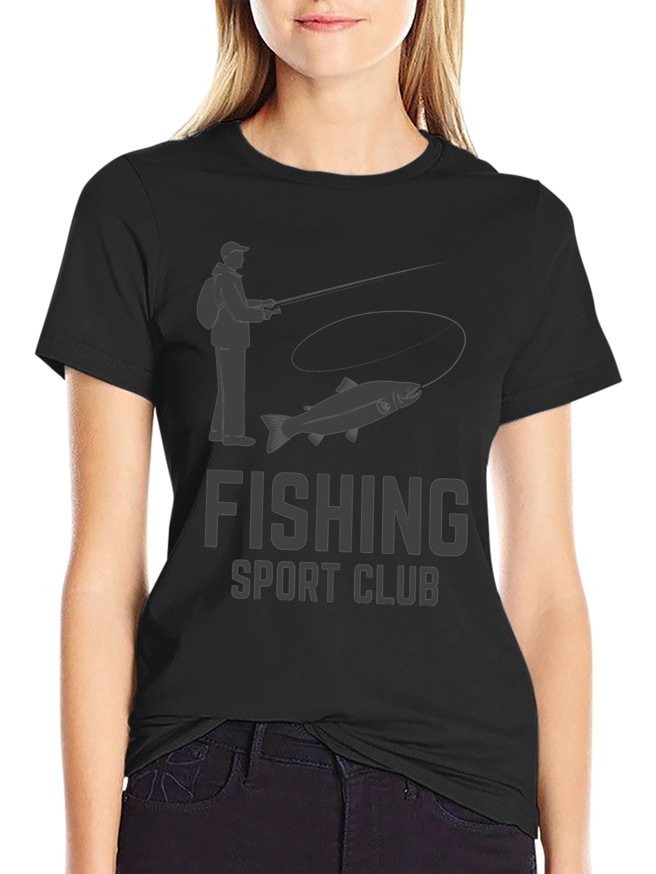 Fishing Sport Club Graphic T-Shirt