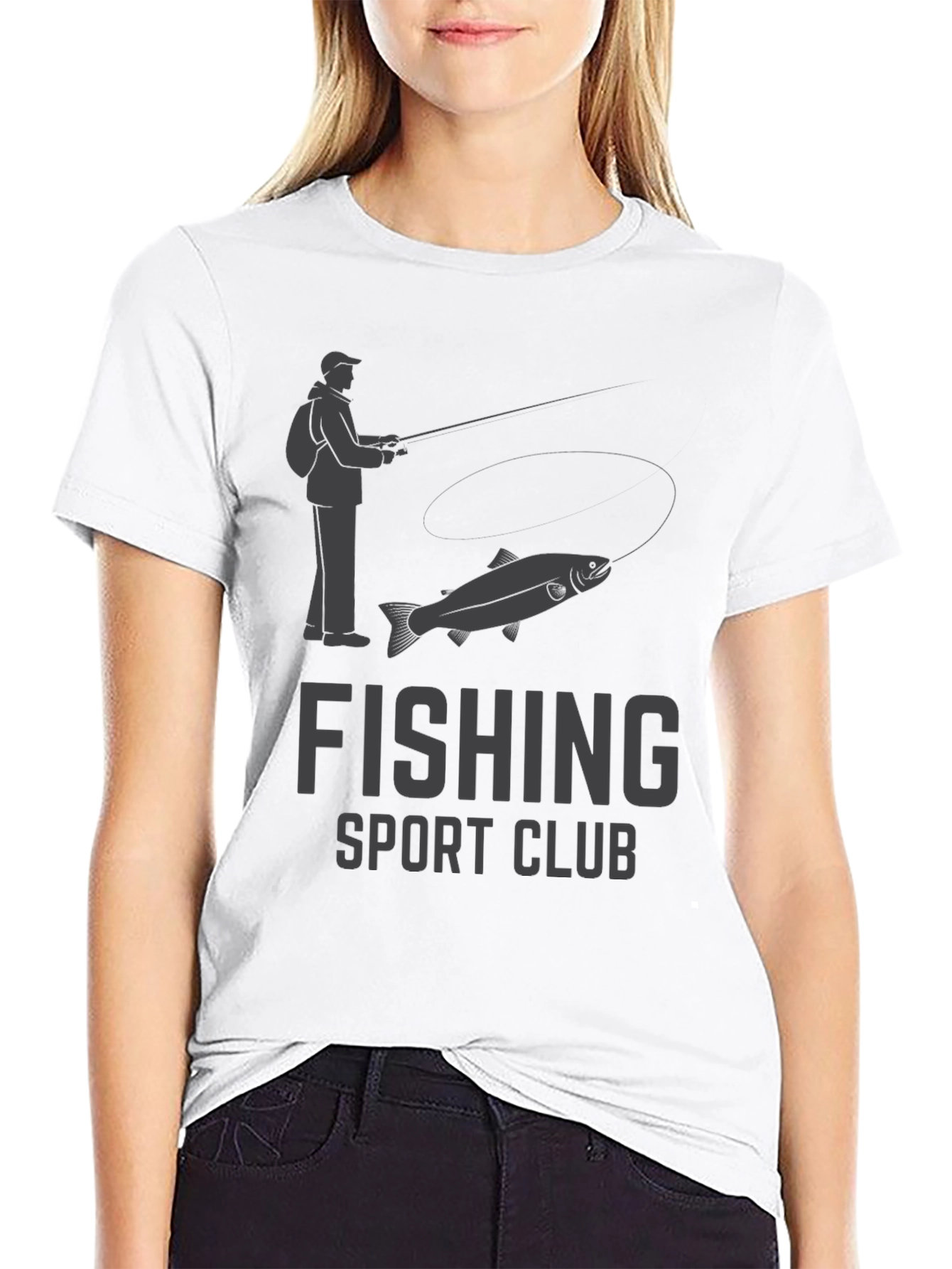 Fishing Sport Club Graphic T-Shirt
