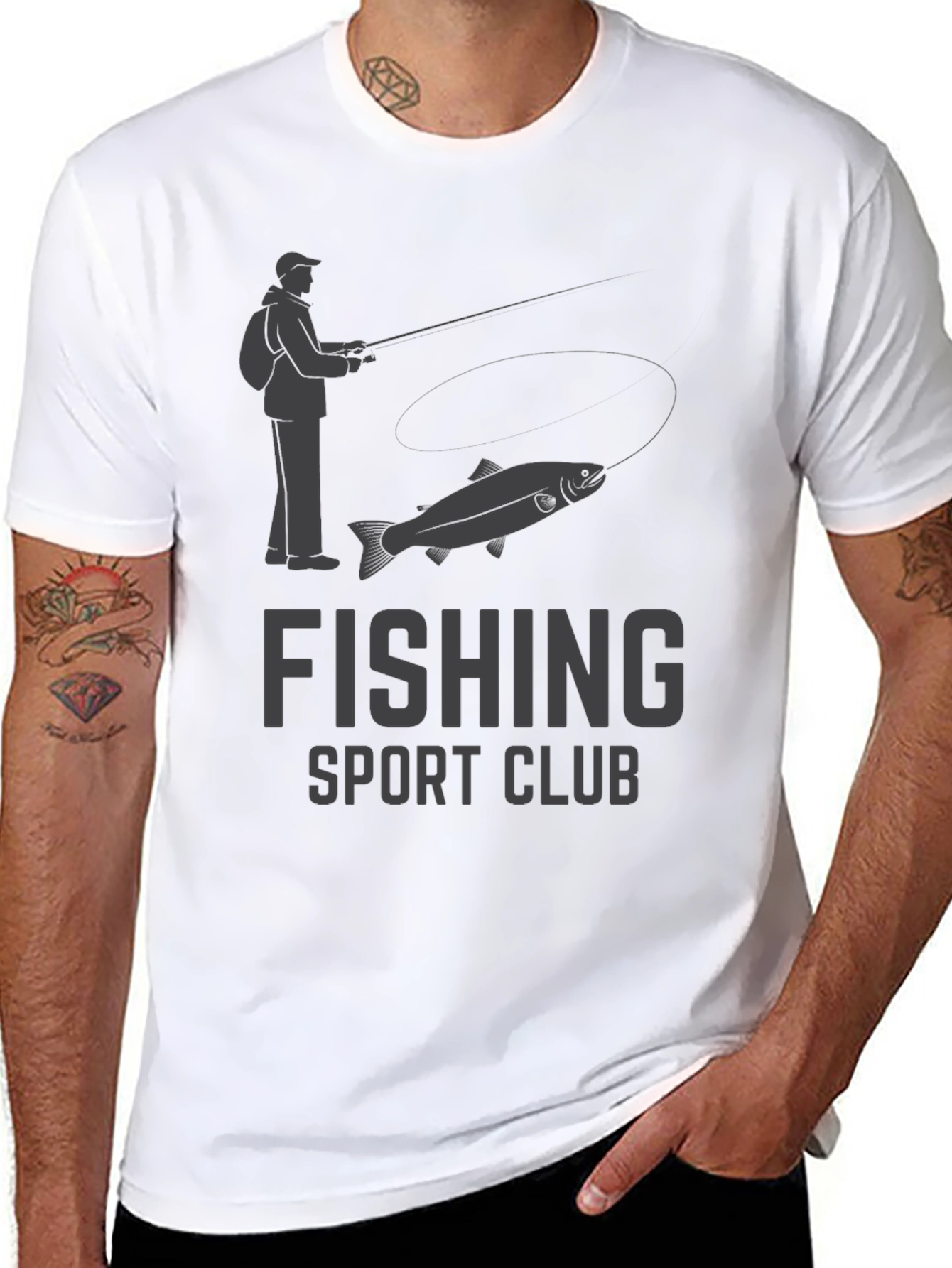 Fishing Sport Club Graphic T-Shirt