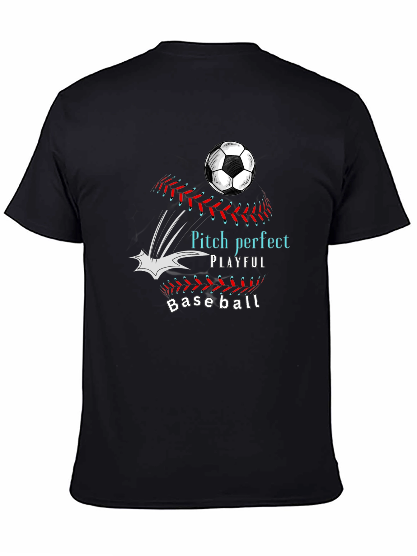Pitch Perfect Playful Baseball T-Shirt