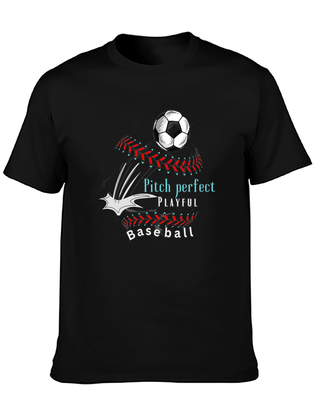 Pitch Perfect Playful Baseball T-Shirt