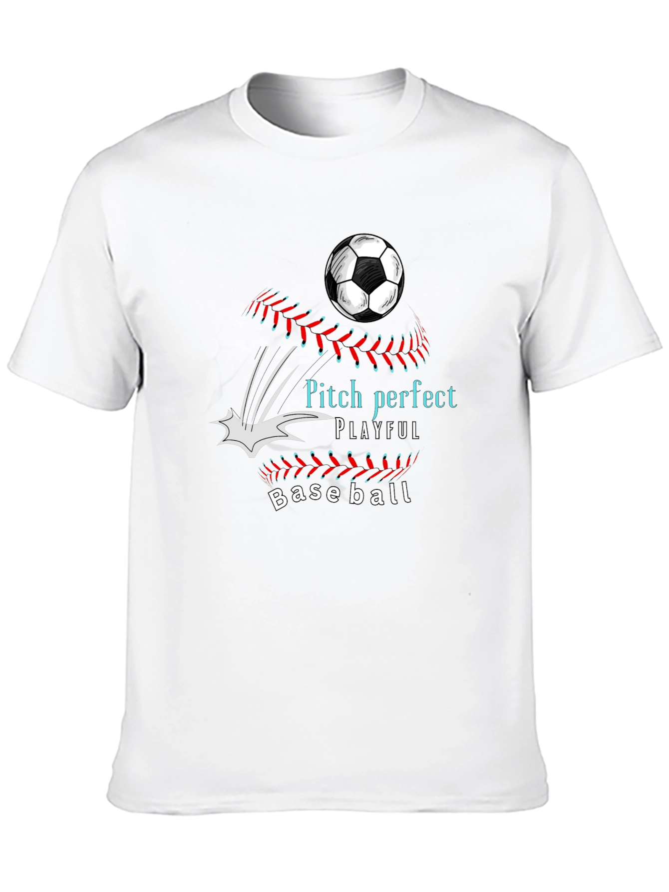 Pitch Perfect Playful Baseball T-Shirt