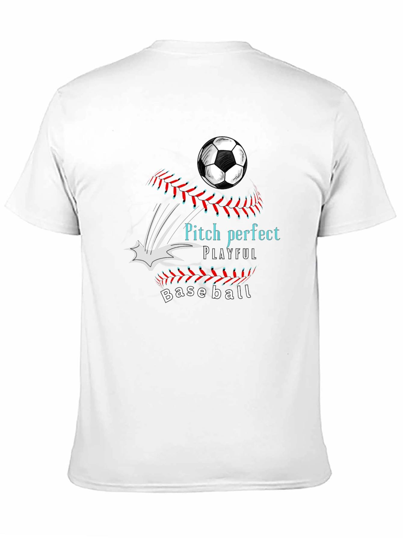Pitch Perfect Playful Baseball T-Shirt