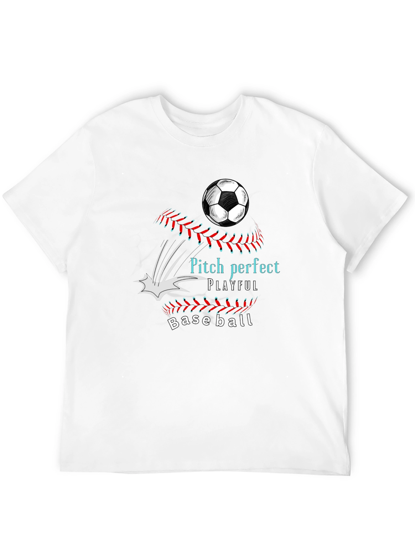 Pitch Perfect Playful Baseball T-Shirt
