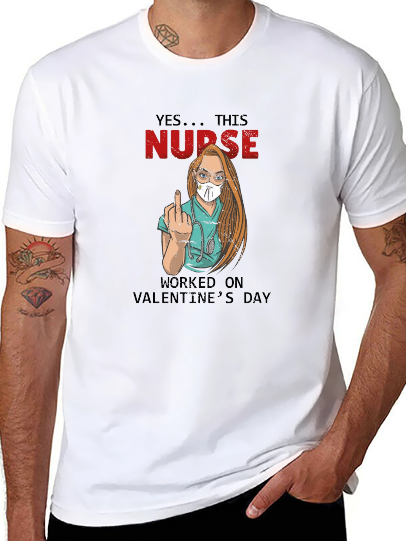 Valentines Day Nurse T-Shirt