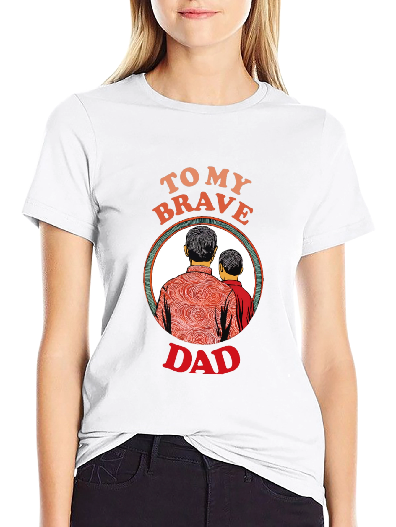 To My Brave Dad Graphic T-Shirt