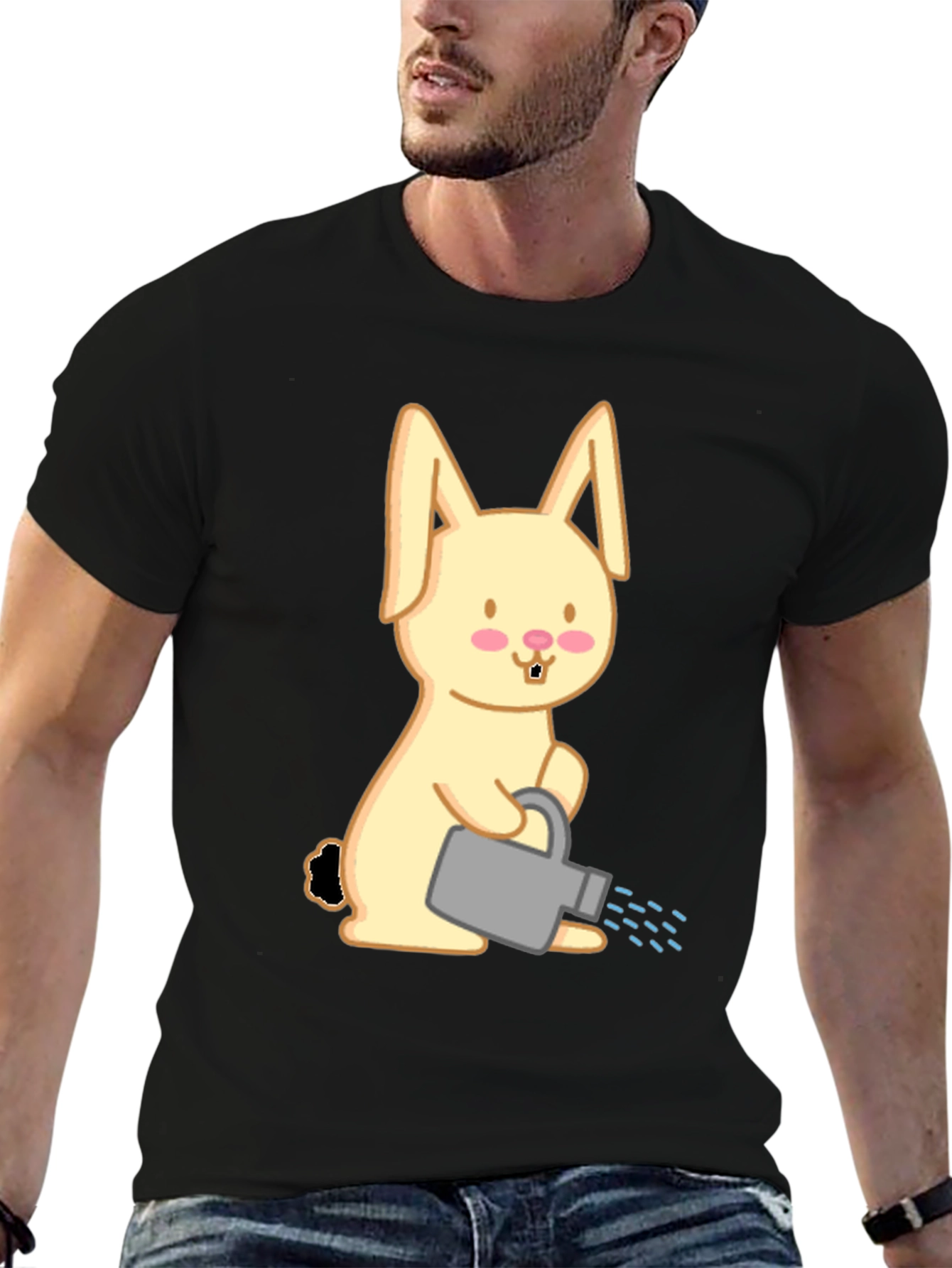 Cute Bunny Watering Shirt