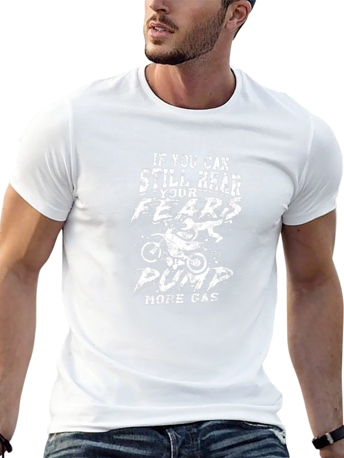 Motorcycle T-Shirt: Pump More Gas Graphic Tee