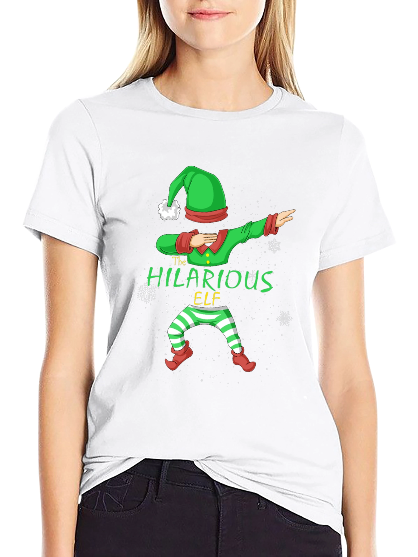The Hilarious Elf Dabbing Christmas T-Shirt