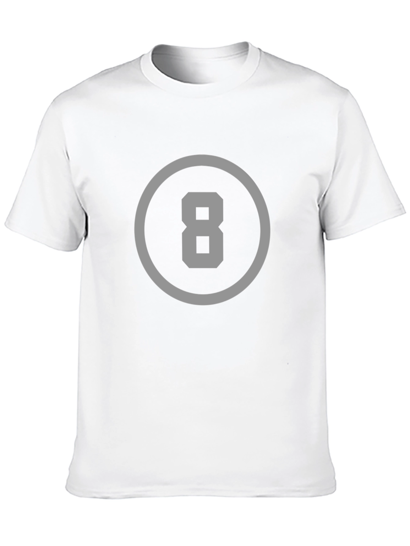 Black T-Shirt with 8 Ball Design