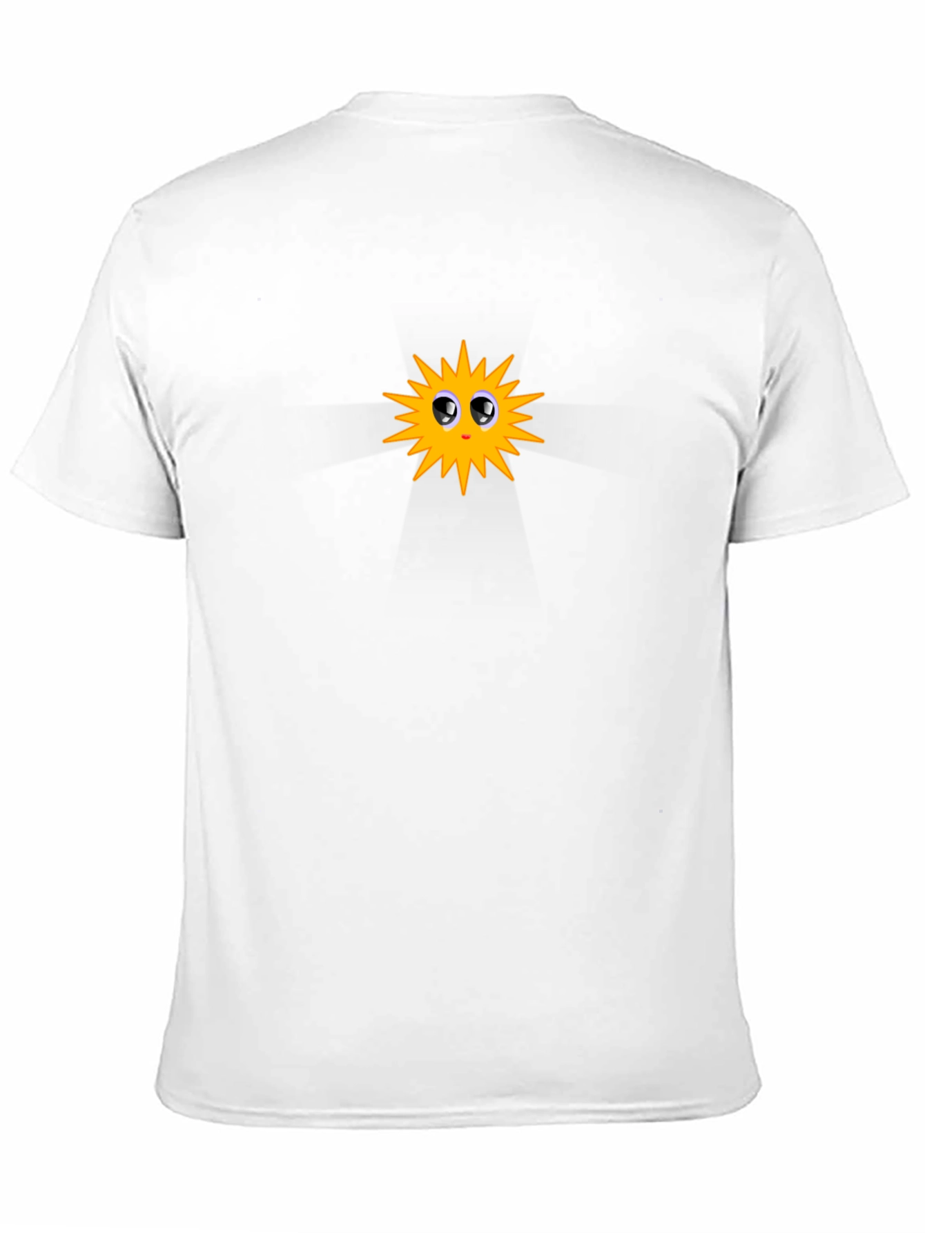 Cute Sun Graphic Black T-Shirt