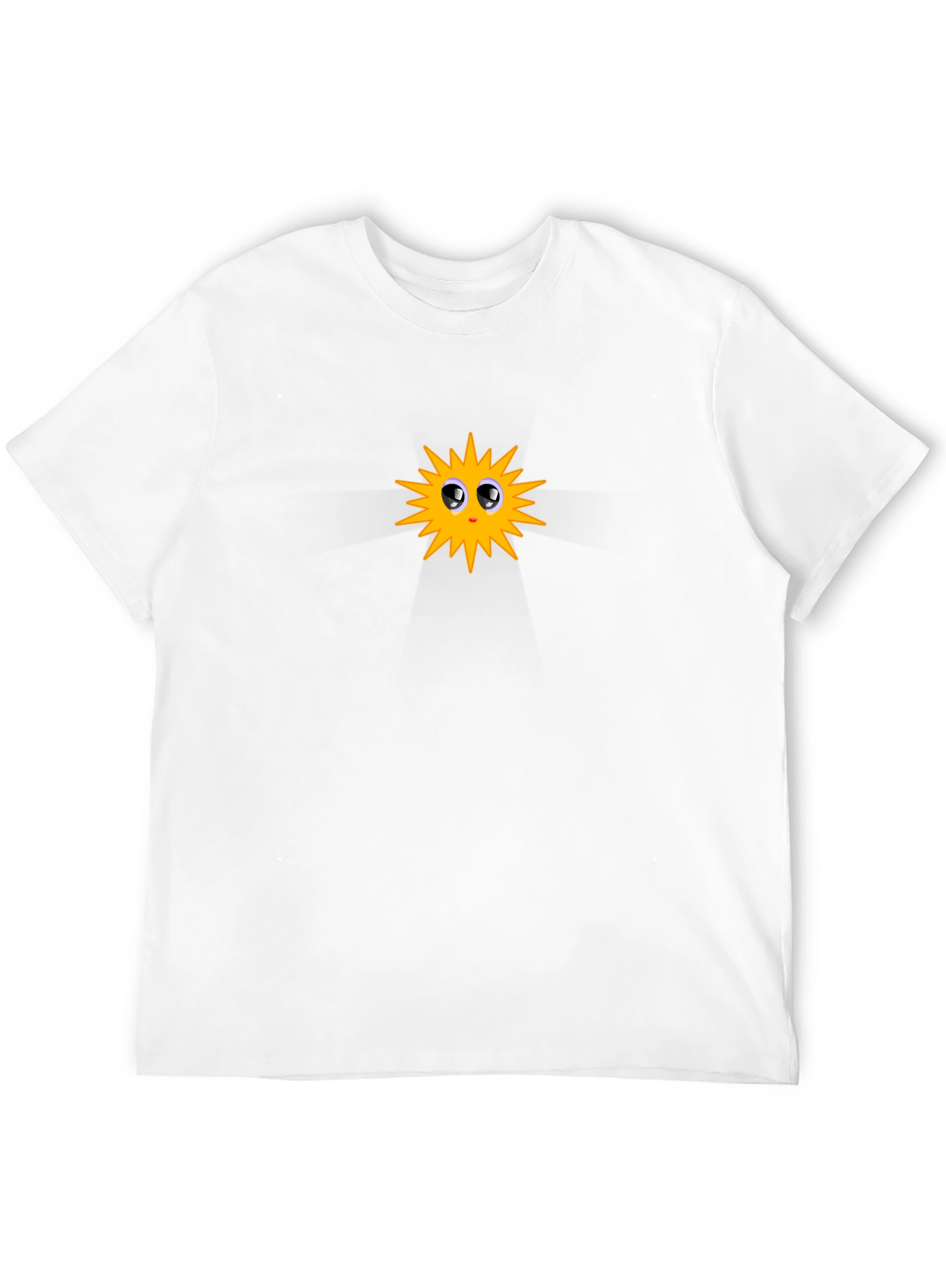 Cute Sun Graphic Black T-Shirt