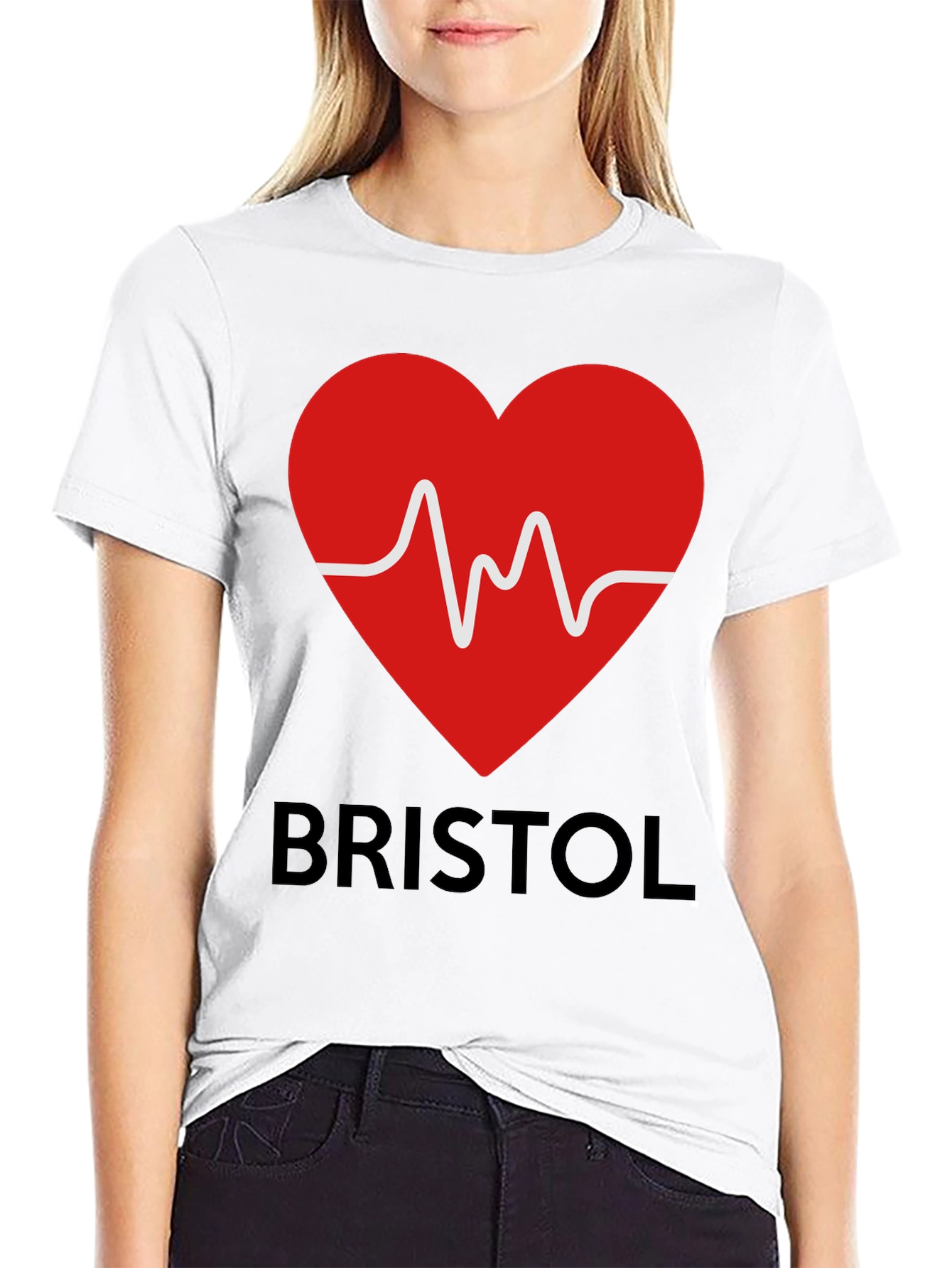 Bristol Heartbeat T-Shirt - City Pride Graphic Tee