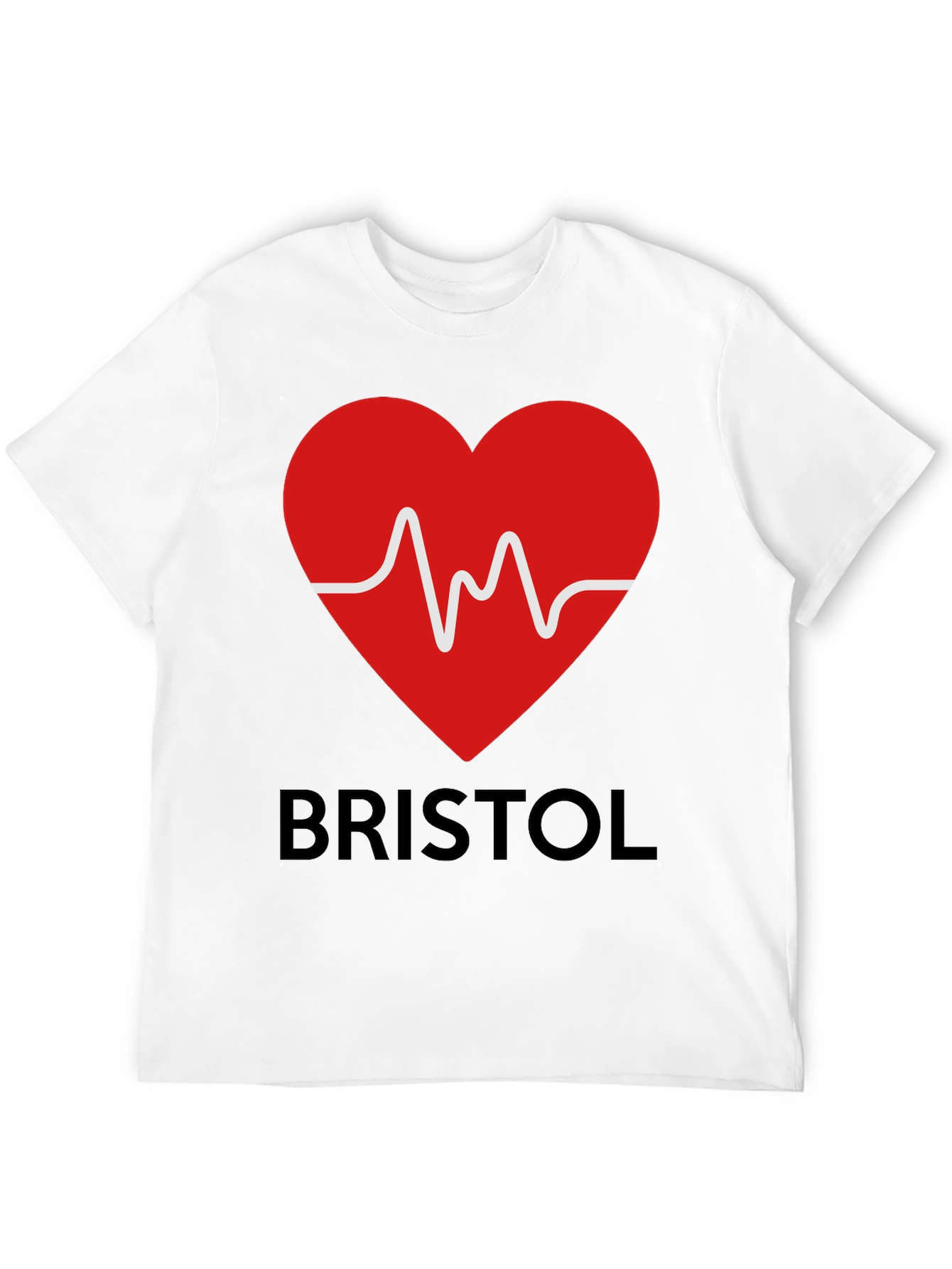 Bristol Heartbeat T-Shirt - City Pride Graphic Tee