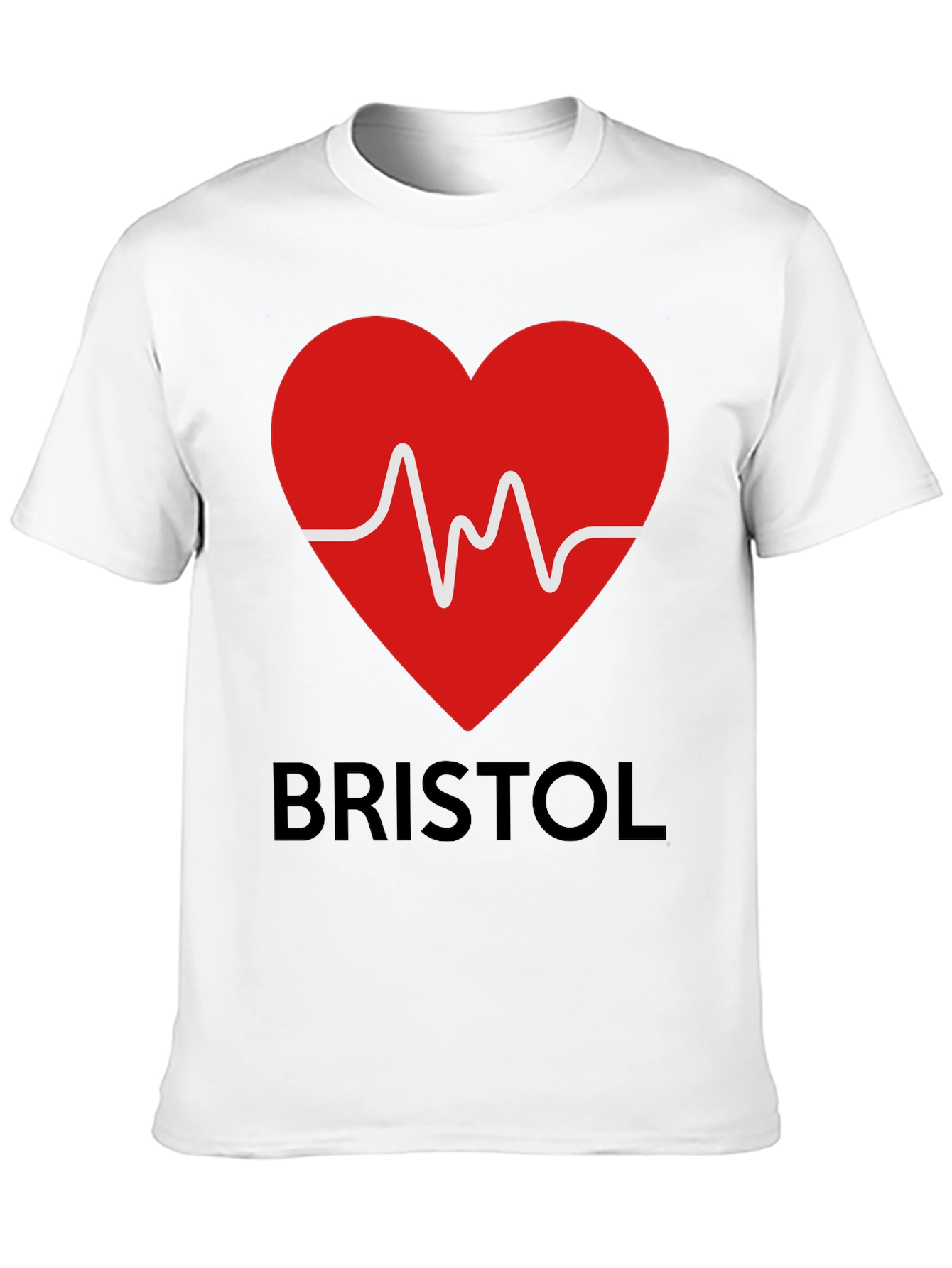 Bristol Heartbeat T-Shirt - City Pride Graphic Tee