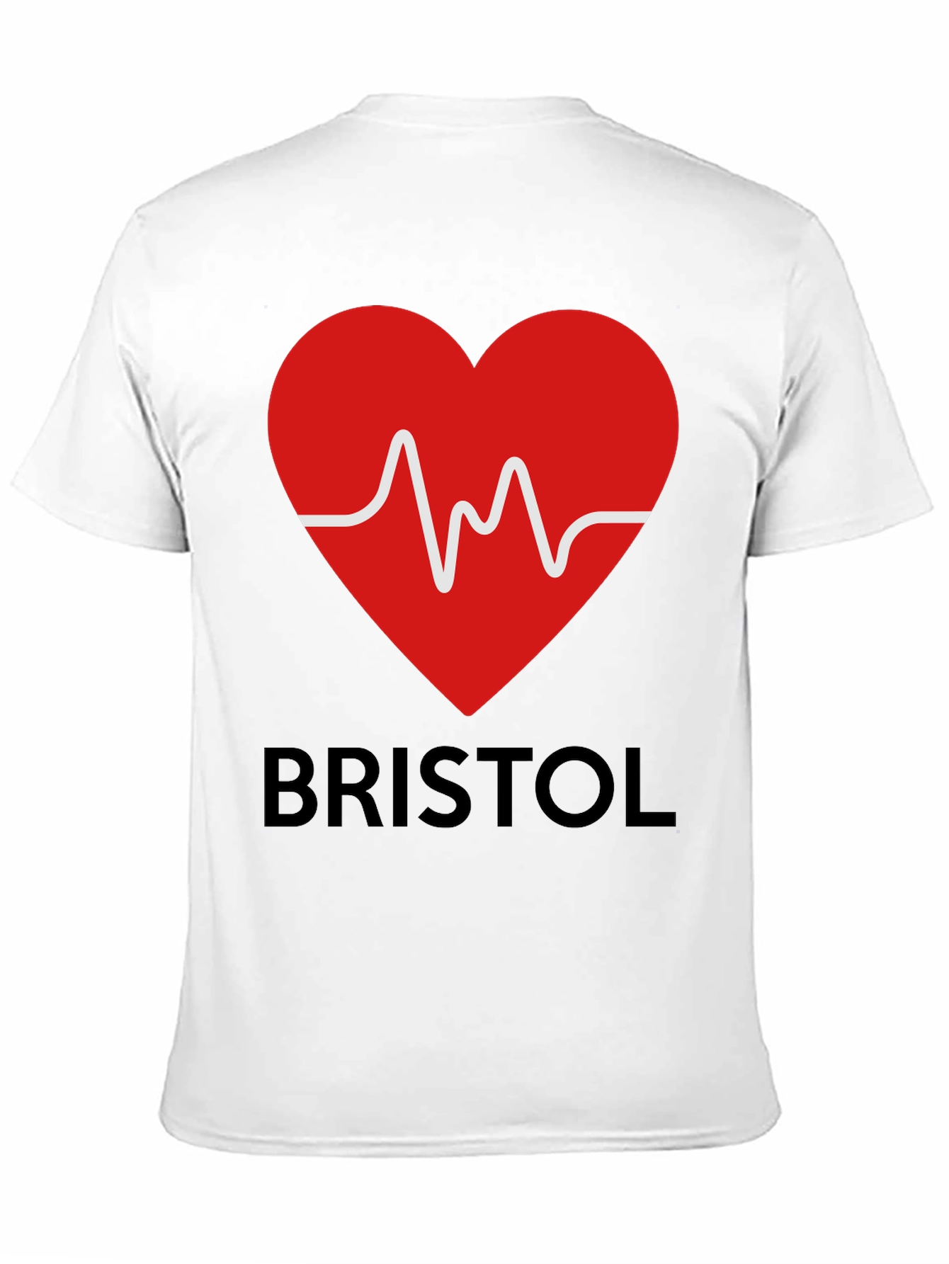 Bristol Heartbeat T-Shirt - City Pride Graphic Tee