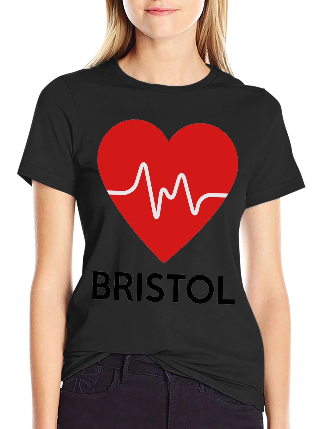 Bristol Heartbeat T-Shirt - City Pride Graphic Tee