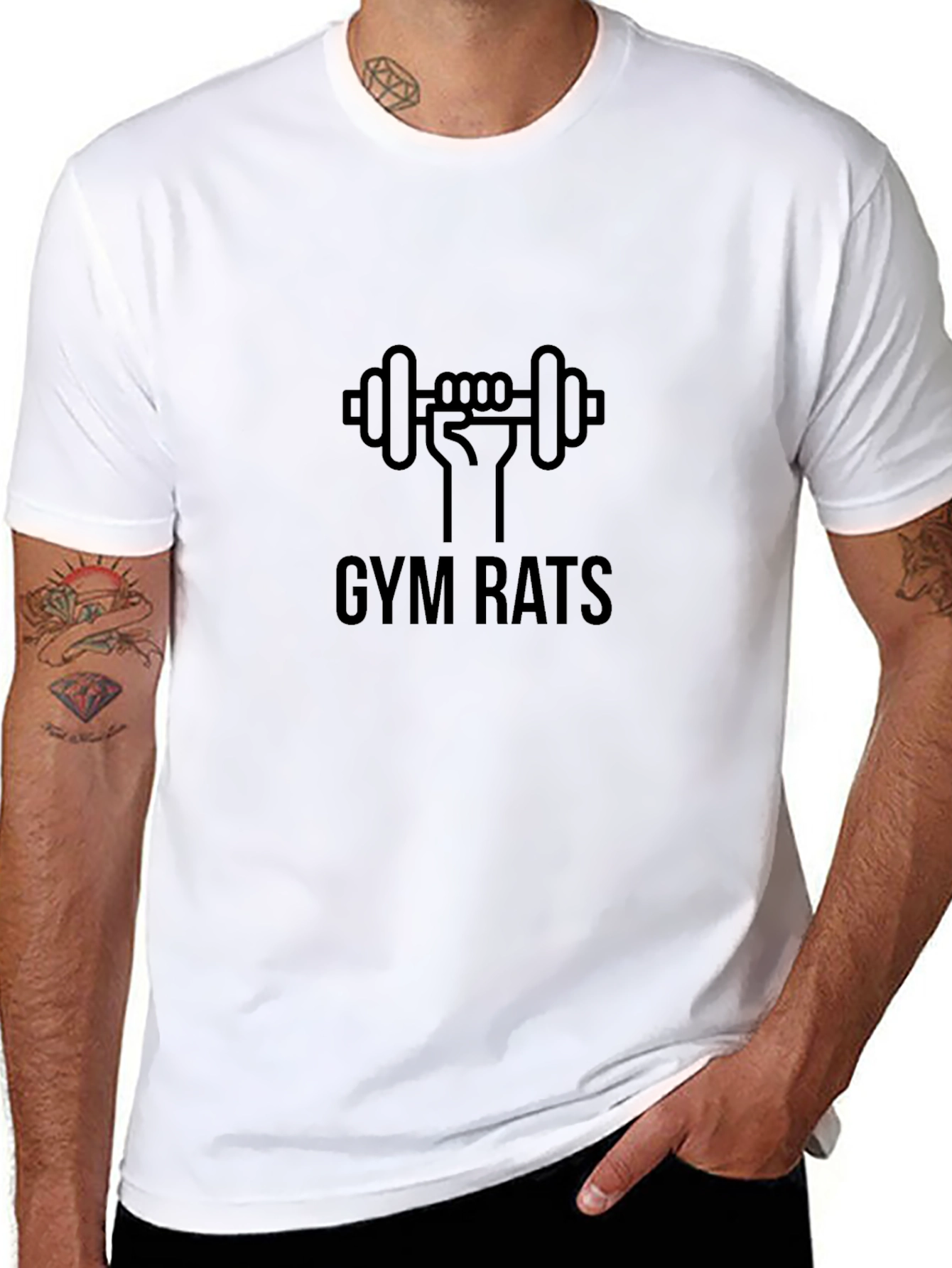 Gym Rats Graphic Tee - Workout Apparel
