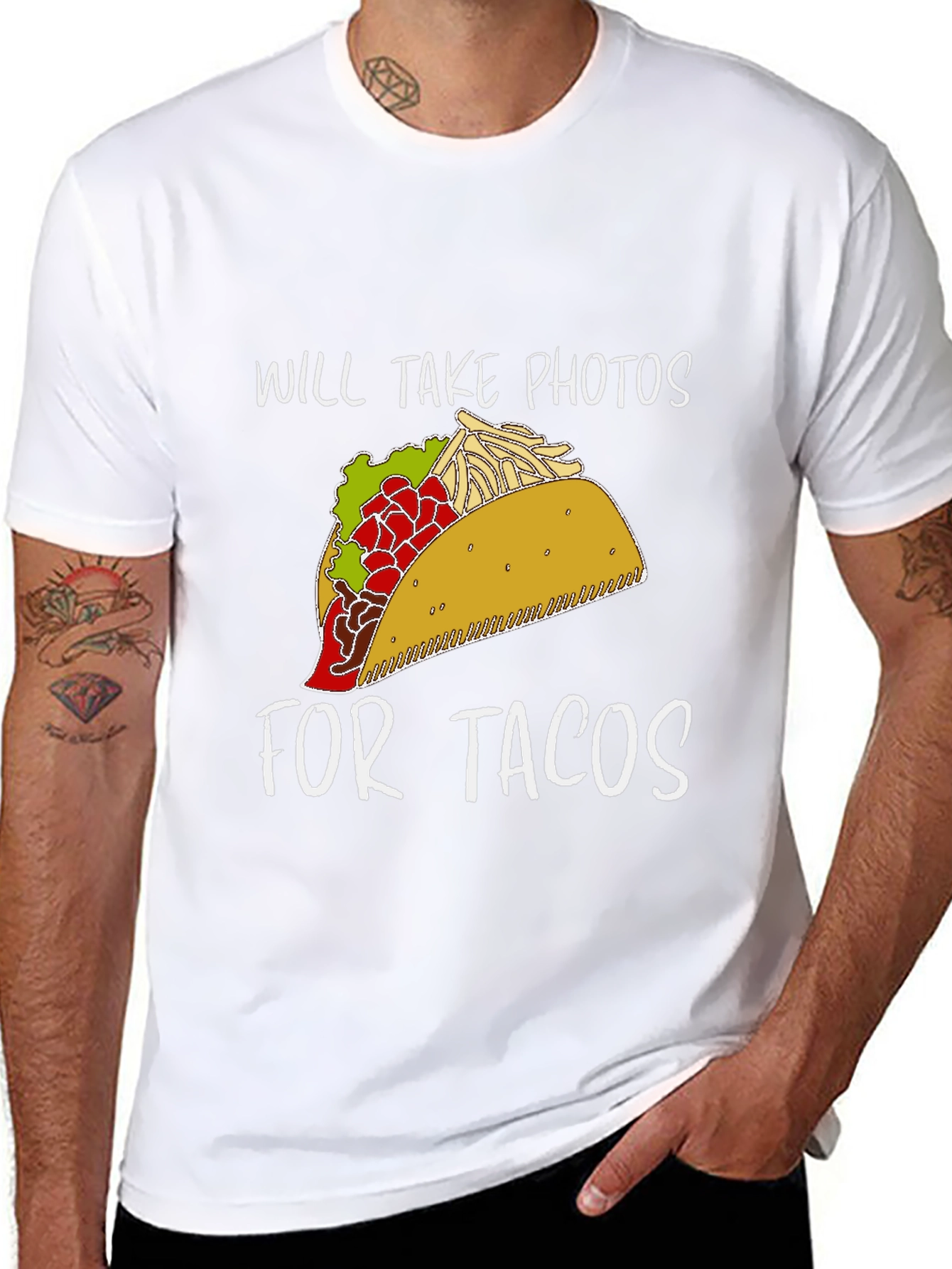 Will Take Photos for Tacos T-Shirt