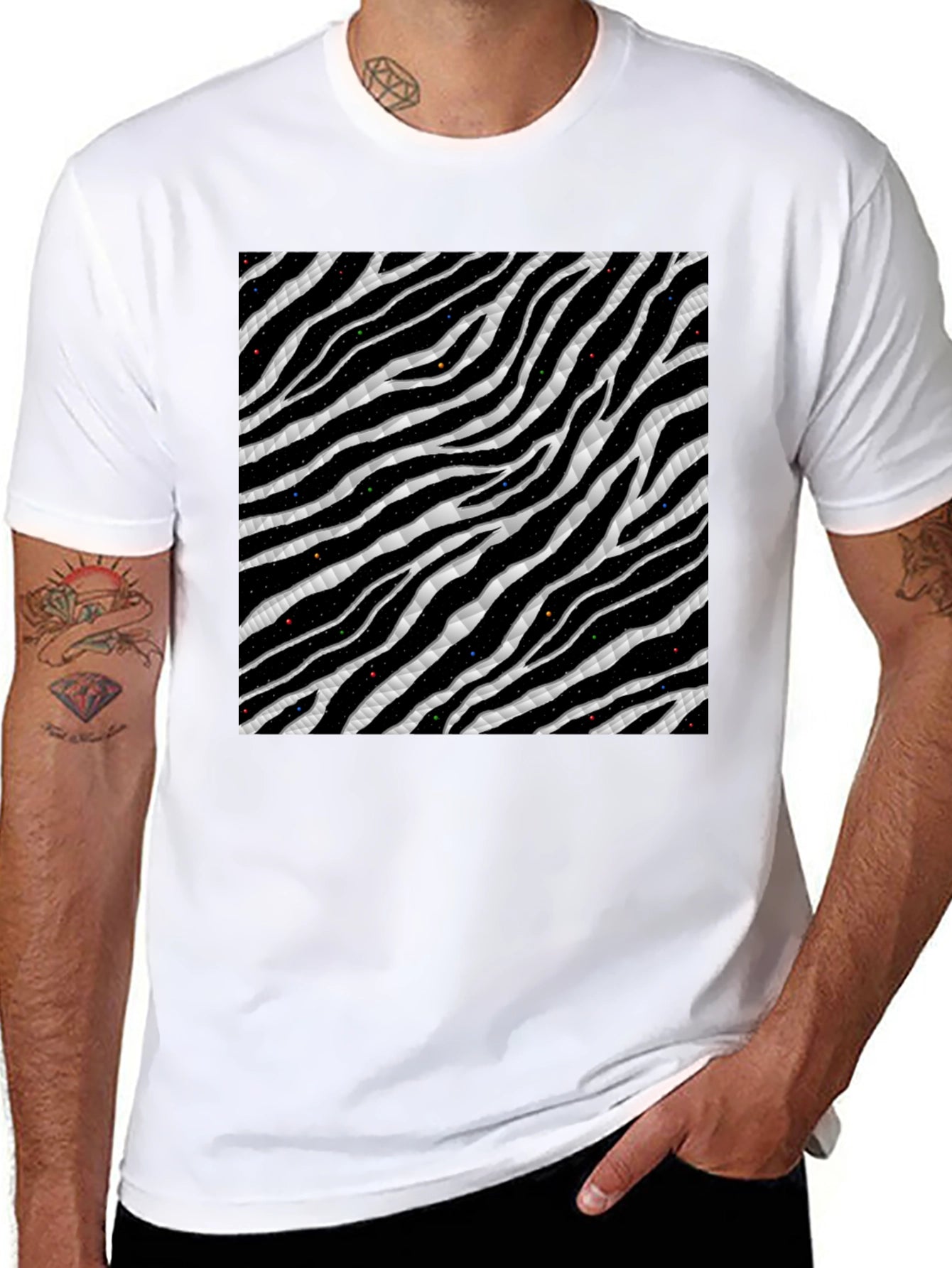 Zebra Stripe T-Shirt - Cool & Unique Design