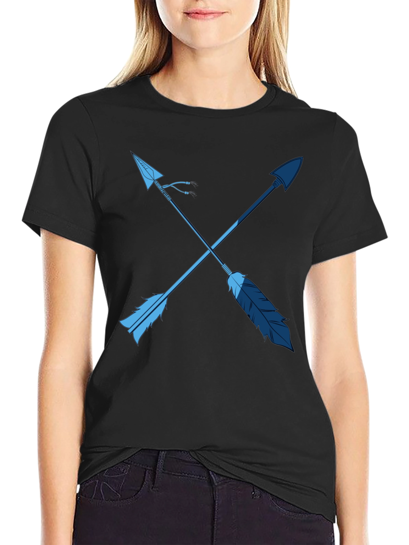 Crossed Arrows Graphic Tee - Stylish Casual Wear