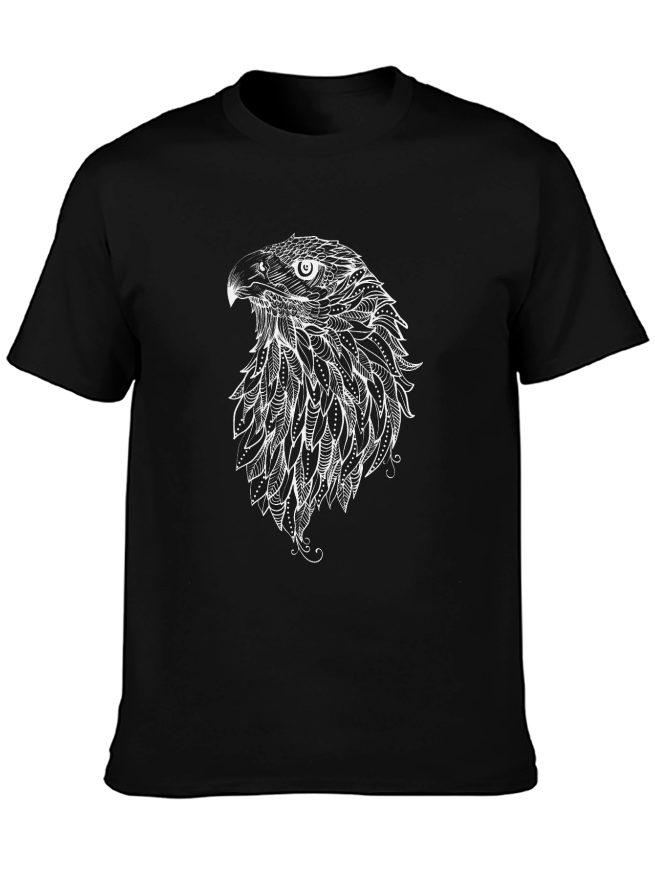 Black Eagle Graphic Tee - Stylish Mens Casual Top