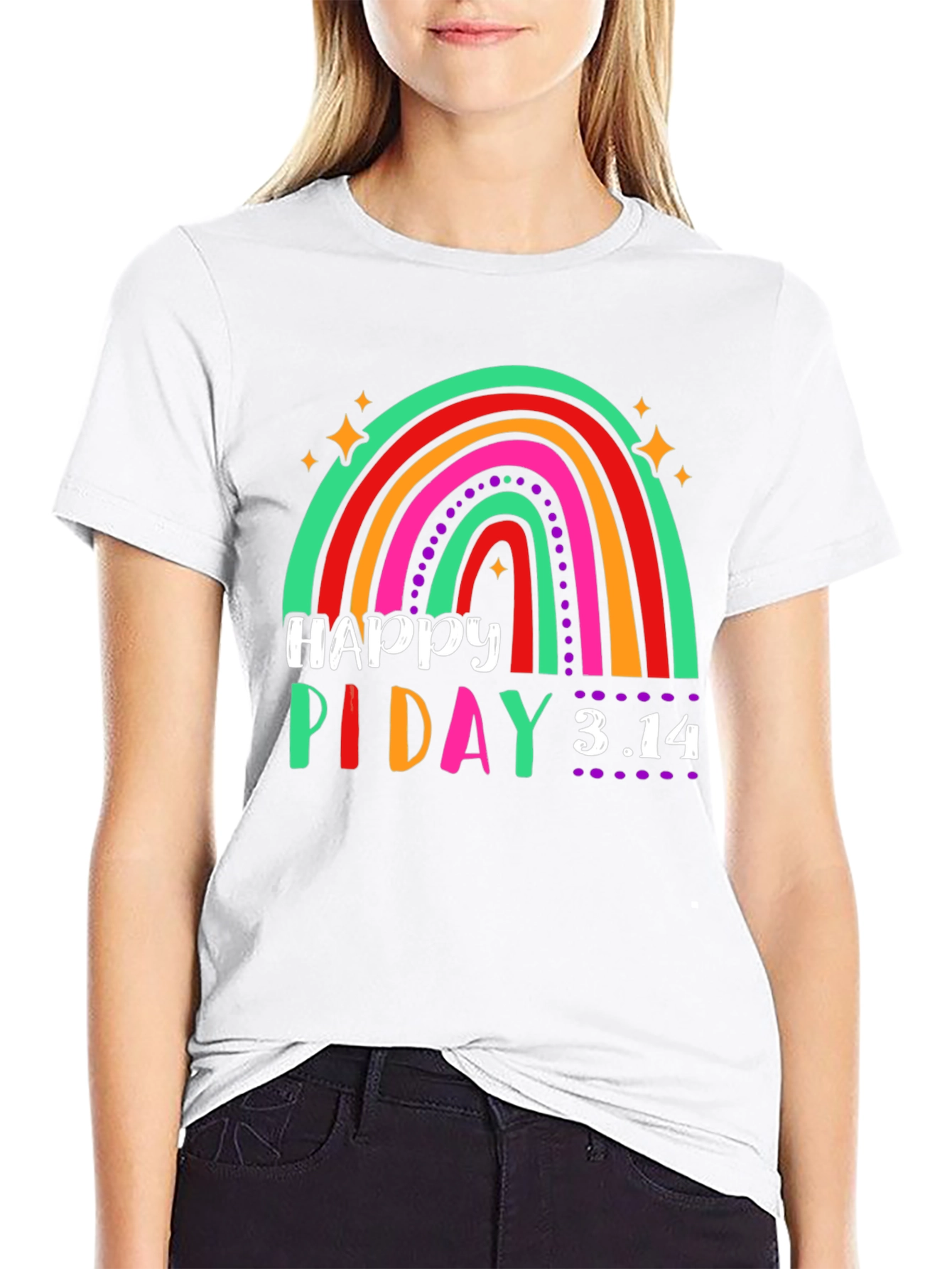 Happy Pi Day 3.14 Rainbow T-Shirt