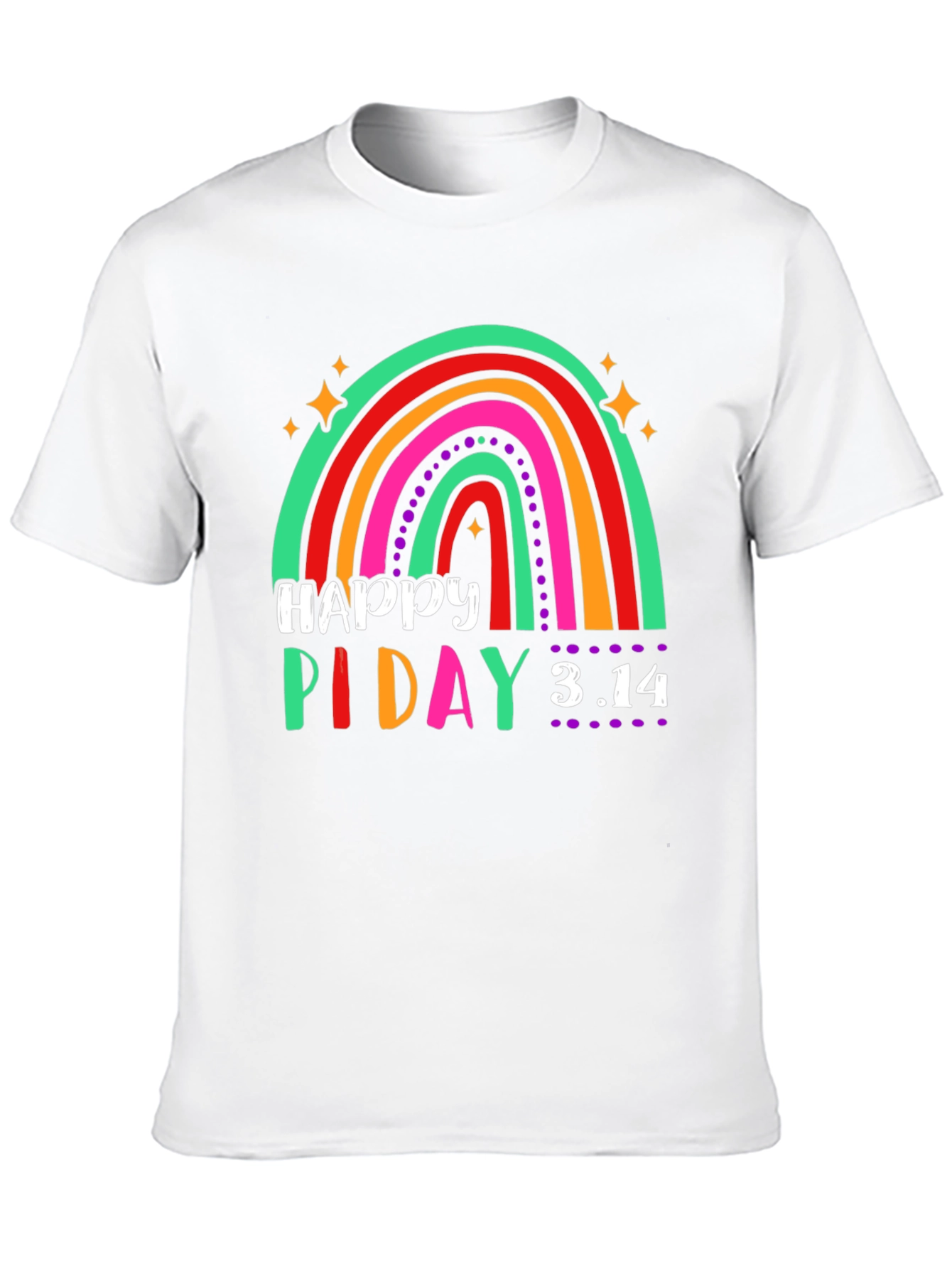 Happy Pi Day 3.14 Rainbow T-Shirt