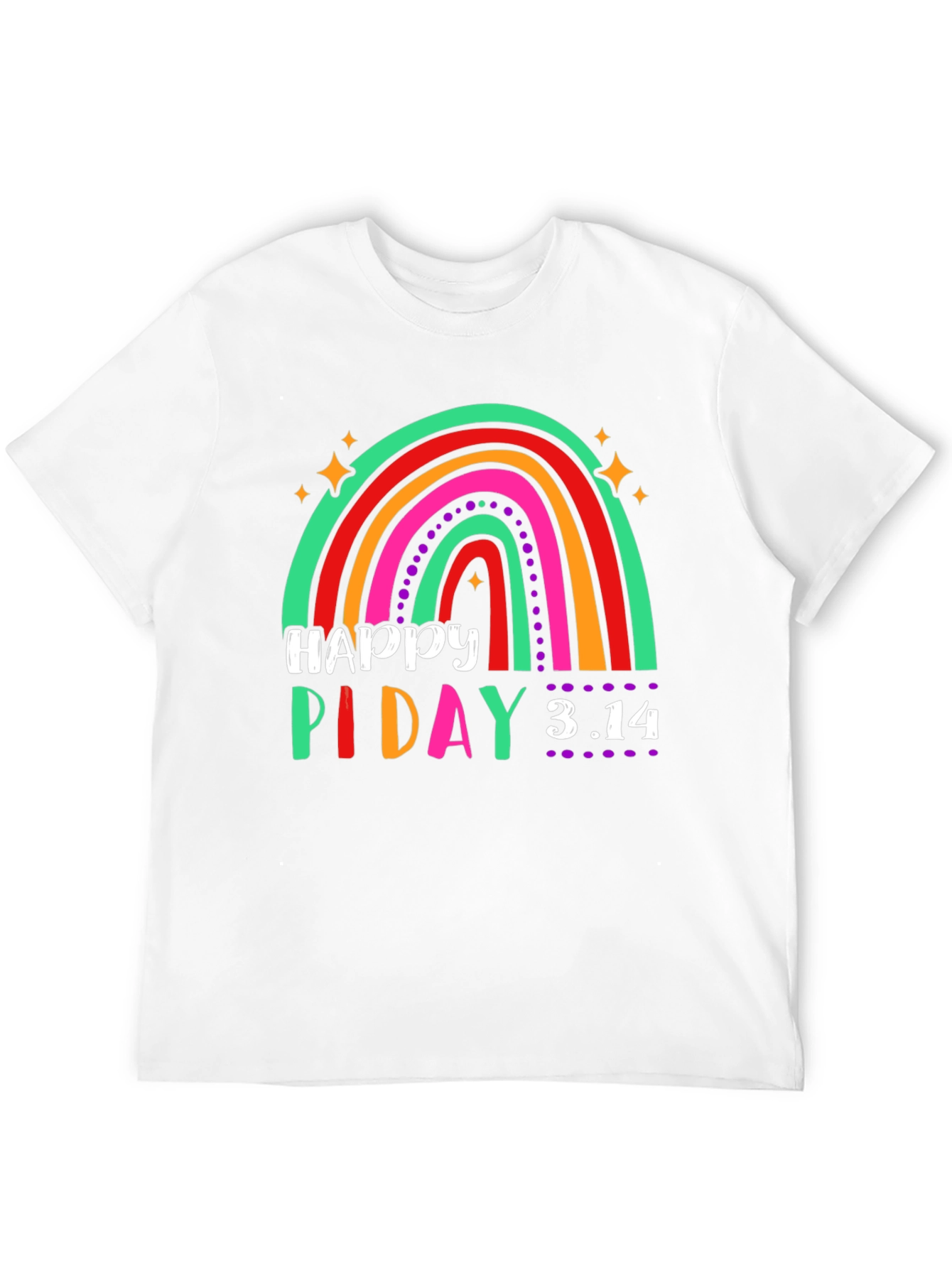 Happy Pi Day 3.14 Rainbow T-Shirt