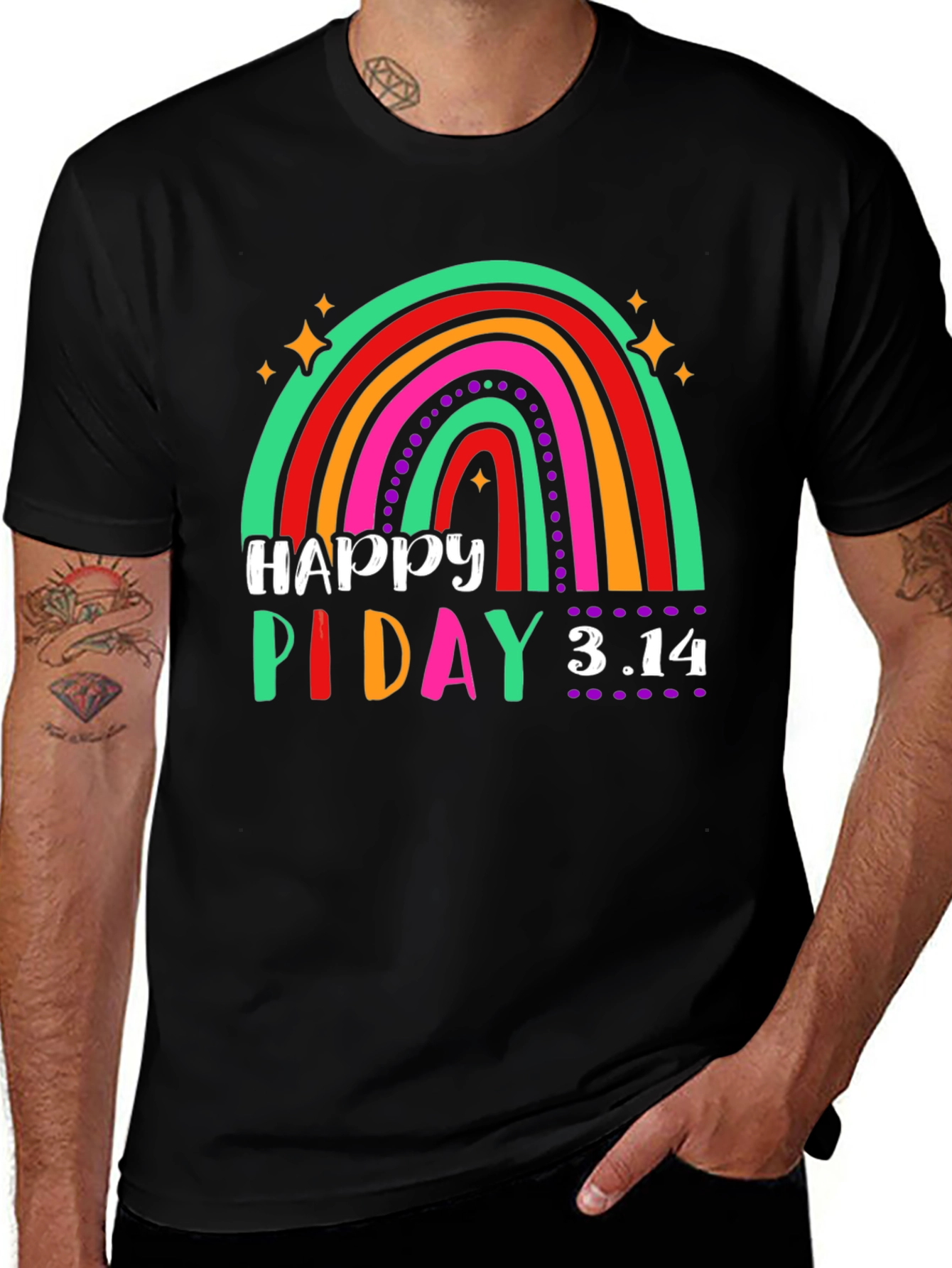 Happy Pi Day 3.14 Rainbow T-Shirt