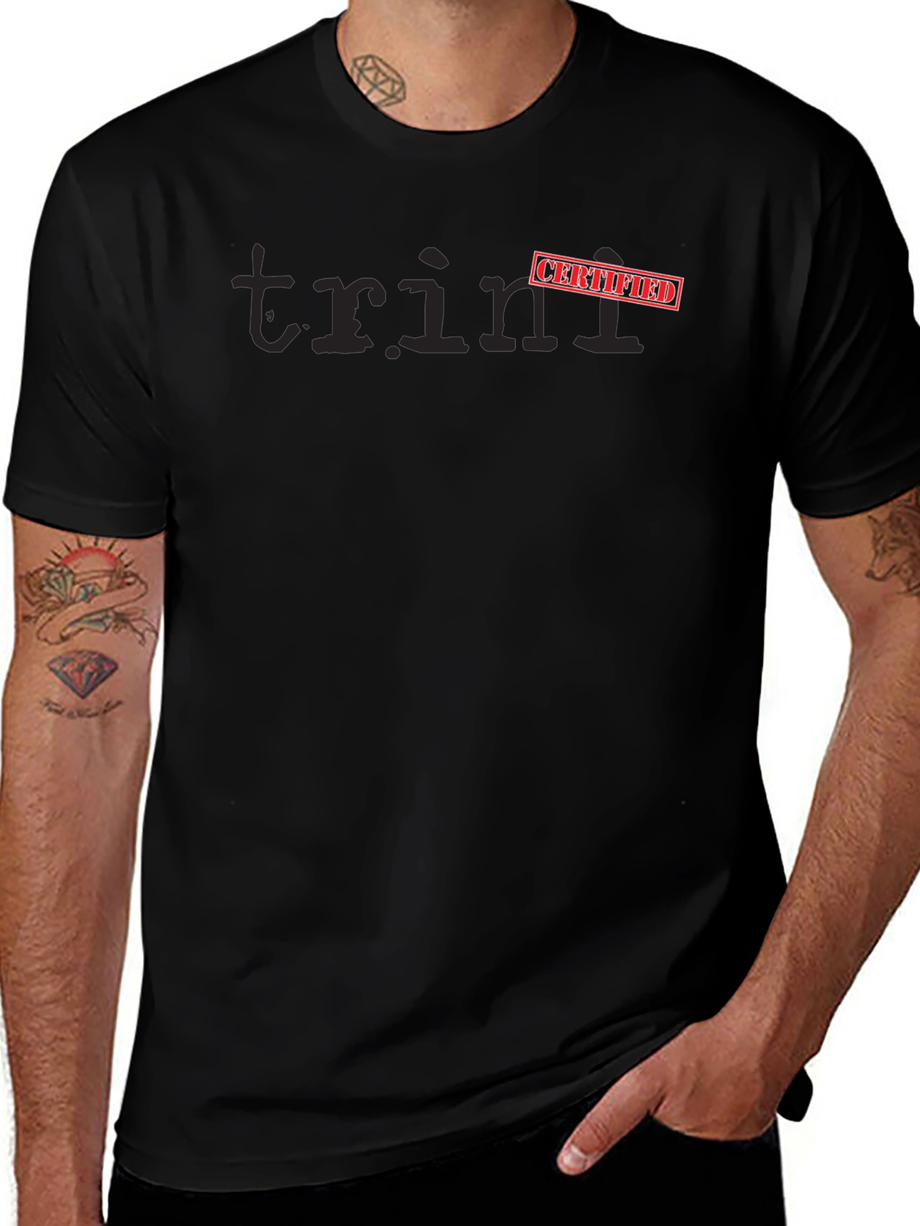 Certified Trim Black T-Shirt