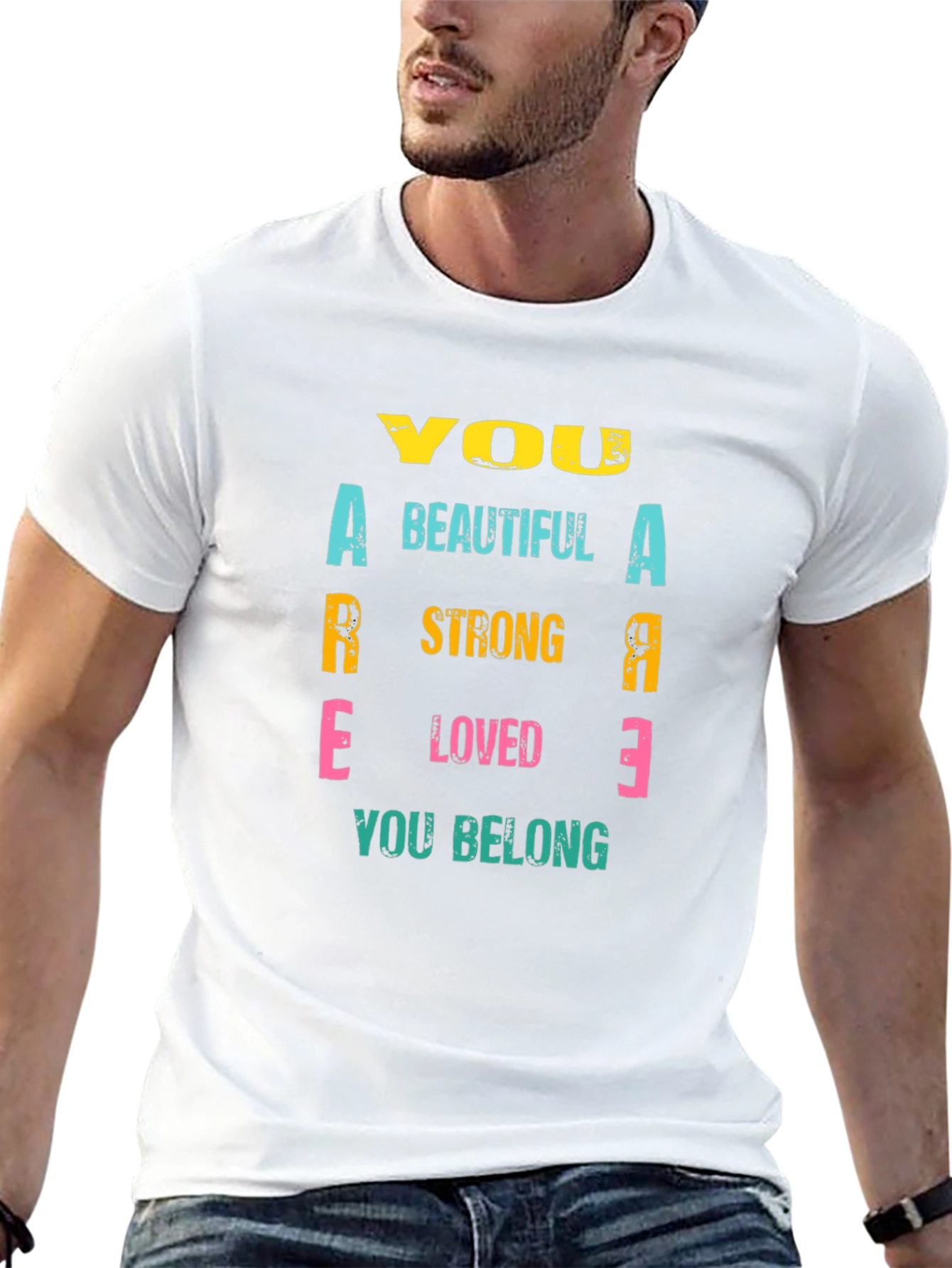 Inspirational You Are T-Shirt - Black