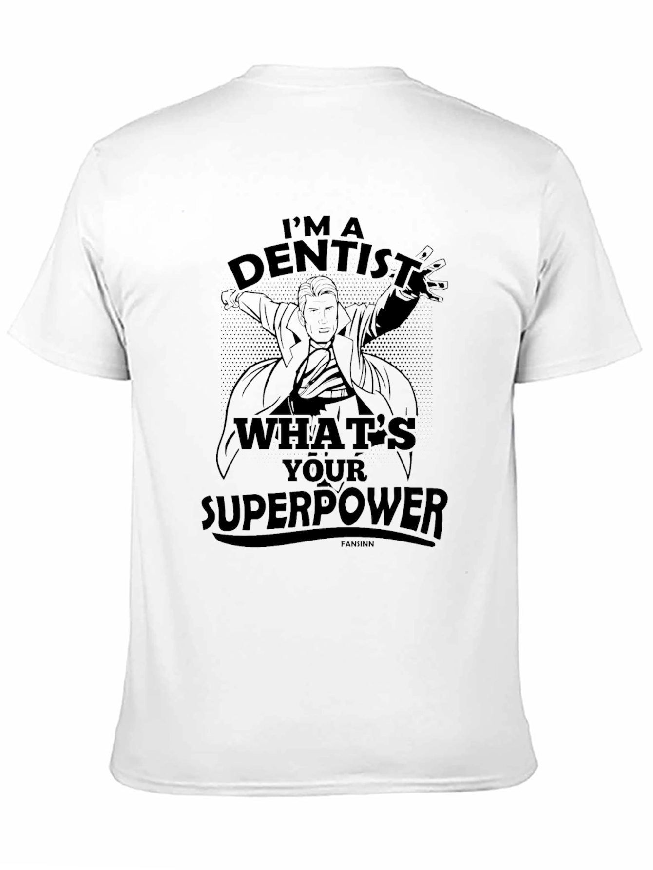Dentist Superpower Black T-Shirt