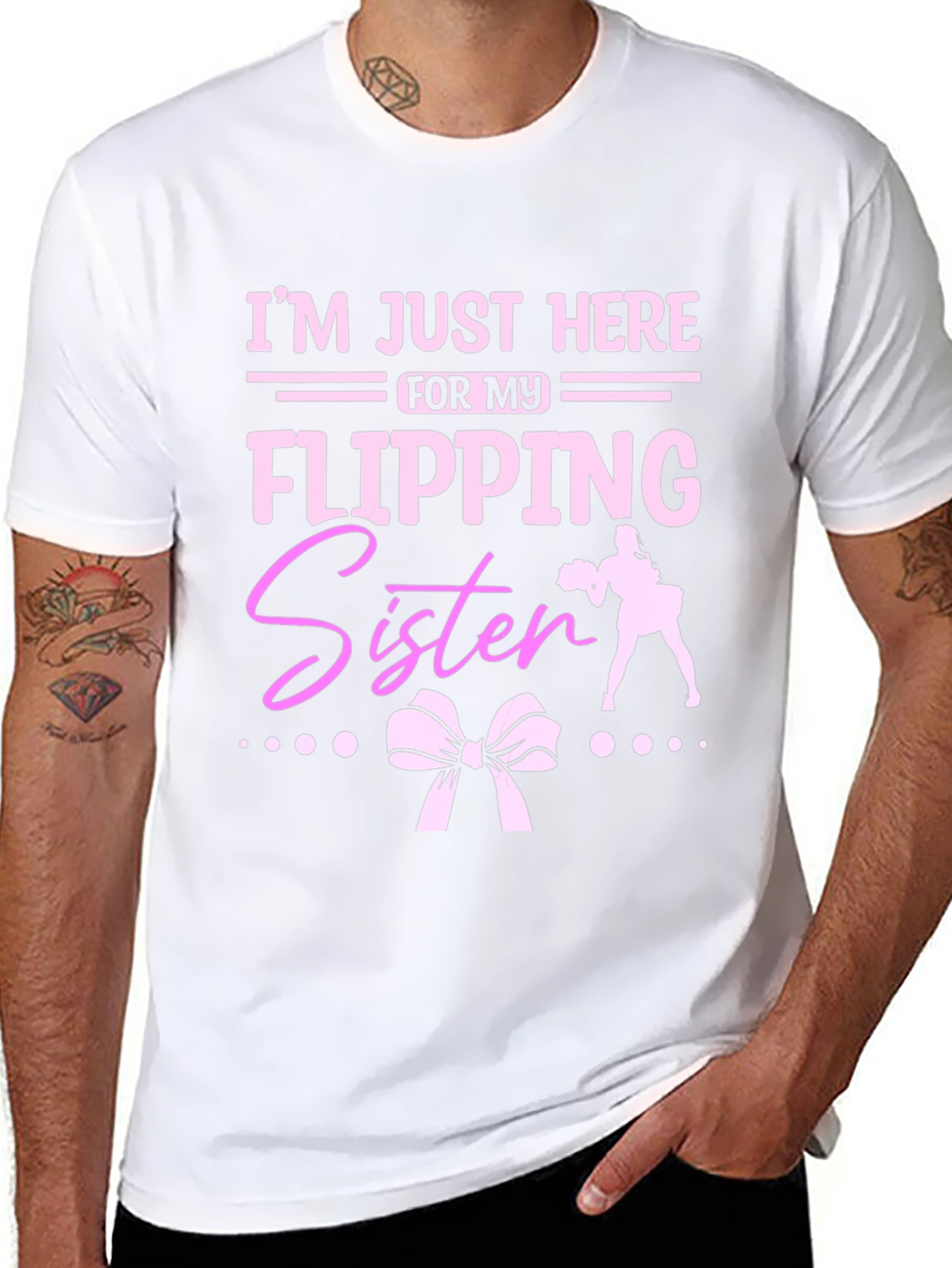 Flipping Sister Cheerleading T-Shirt