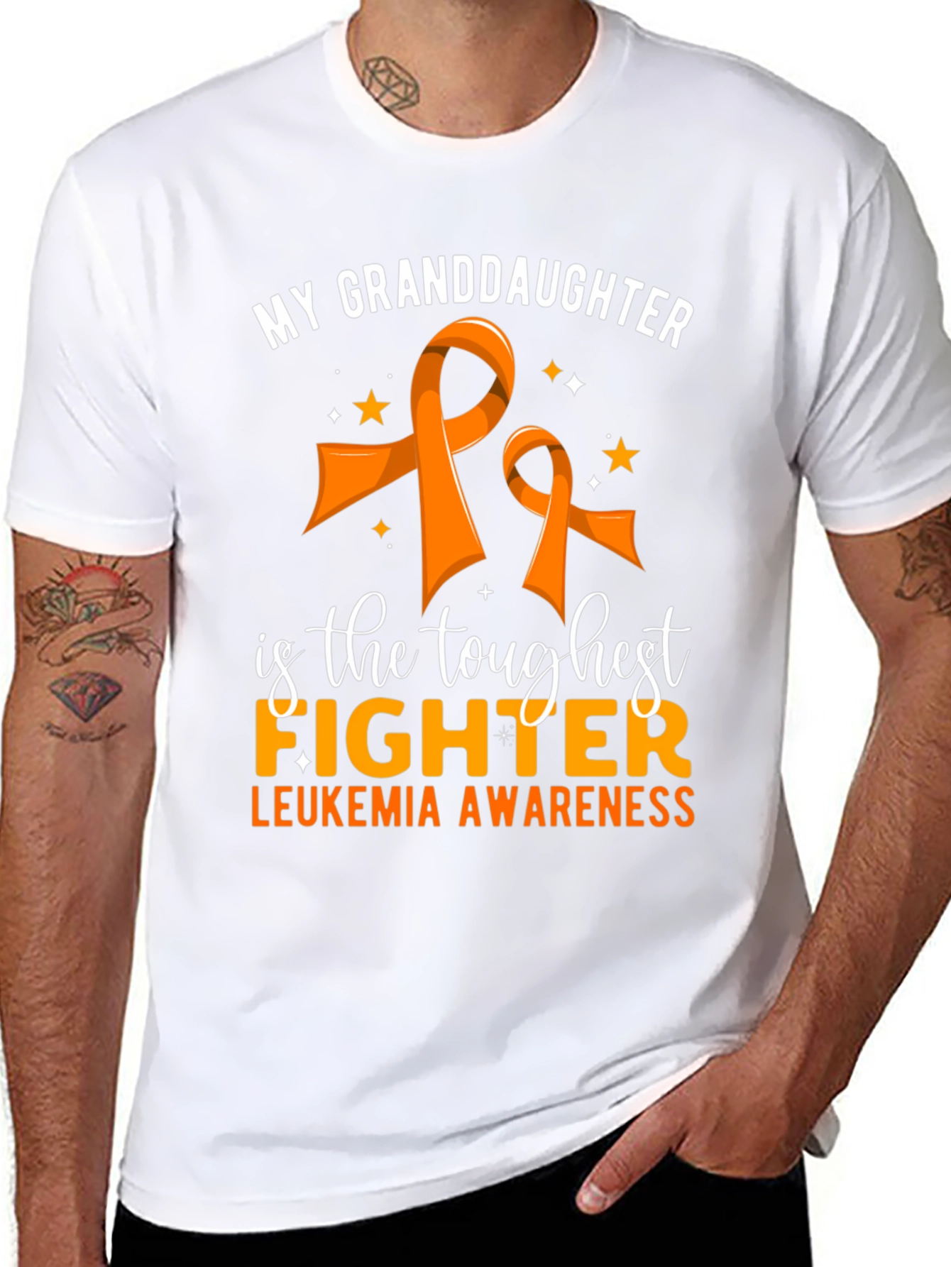 My Granddaughter: Leukemia Awareness T-Shirt