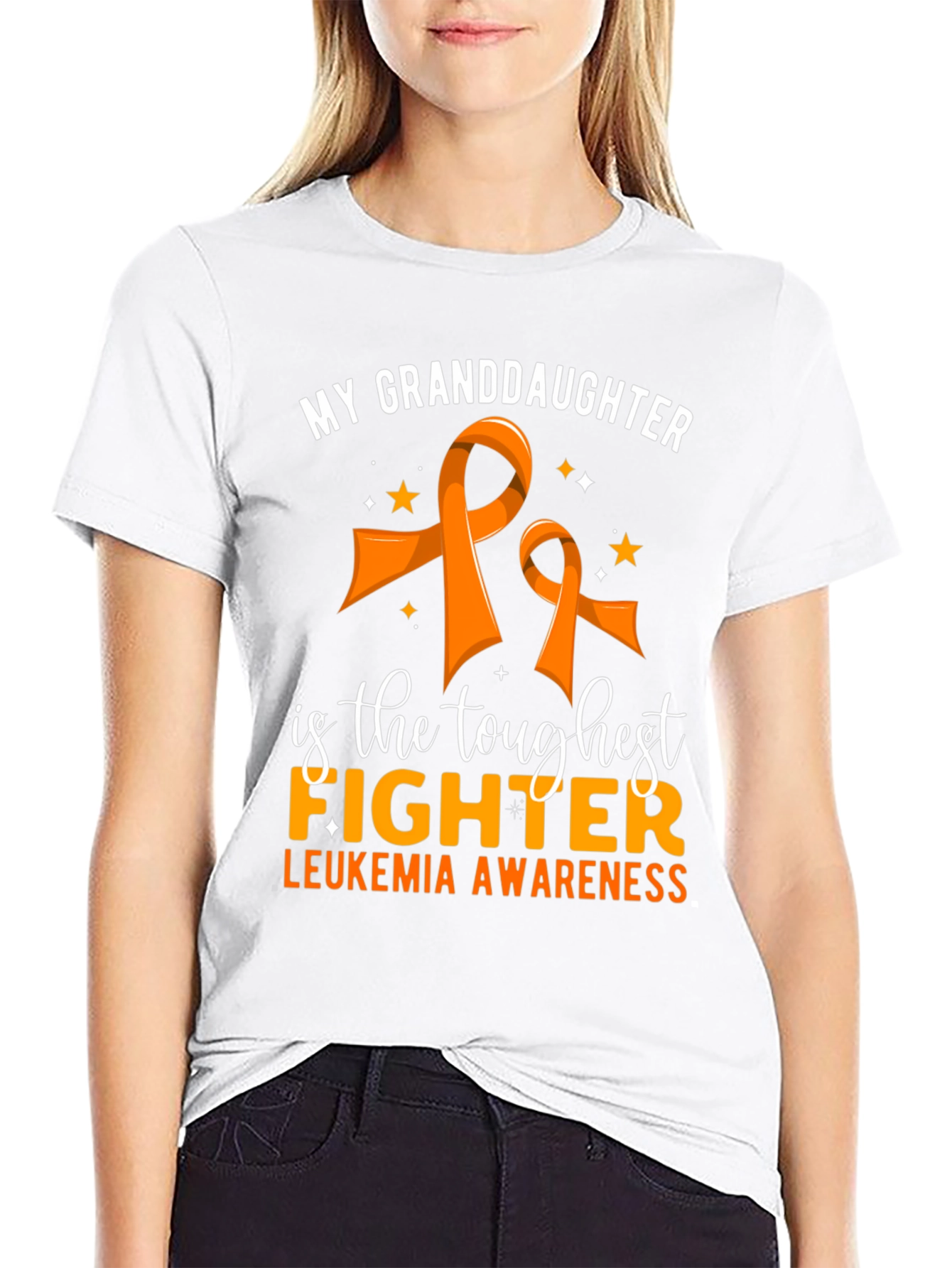 My Granddaughter: Leukemia Awareness T-Shirt