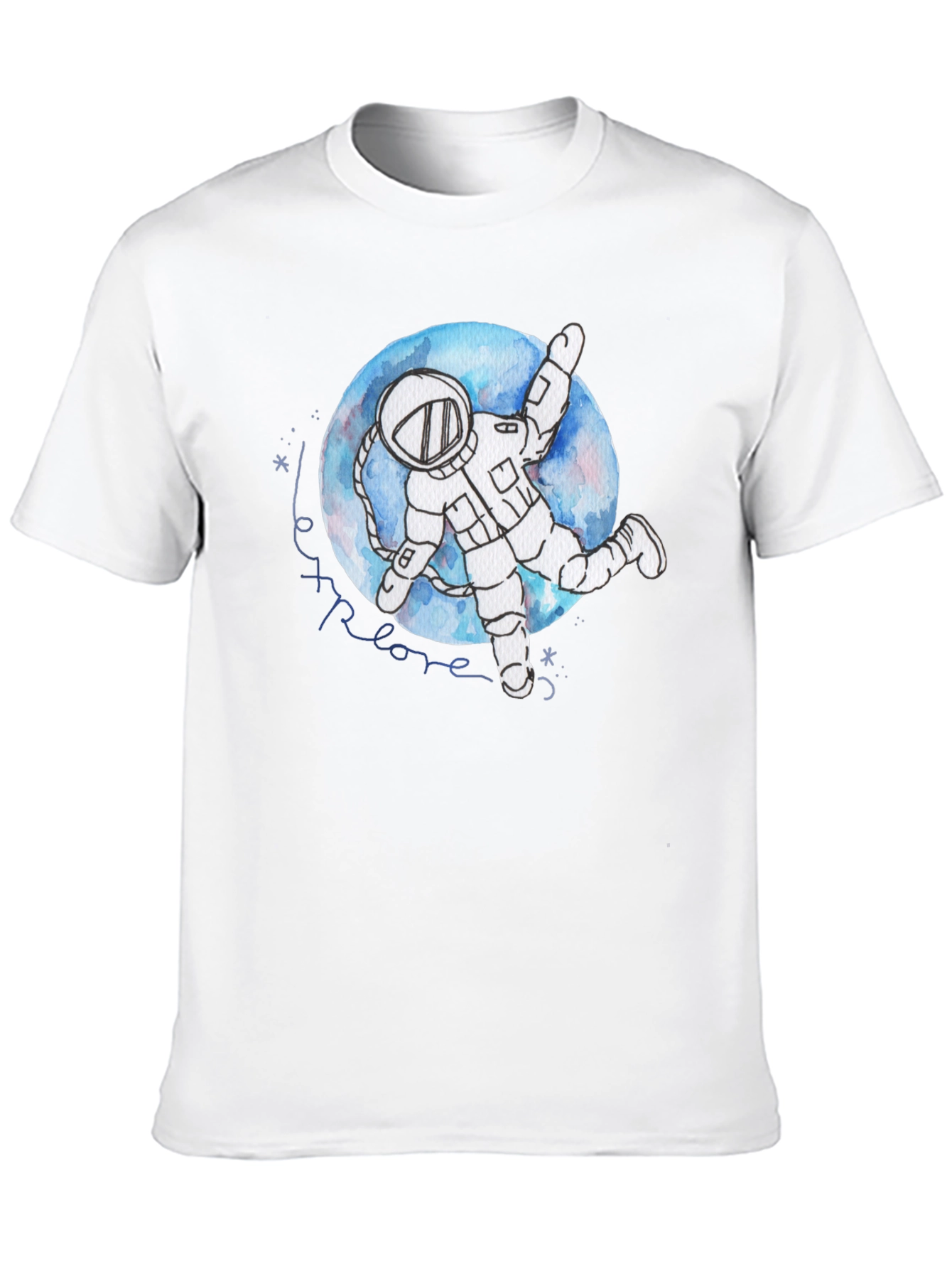 Explore Astronaut Graphic T-Shirt
