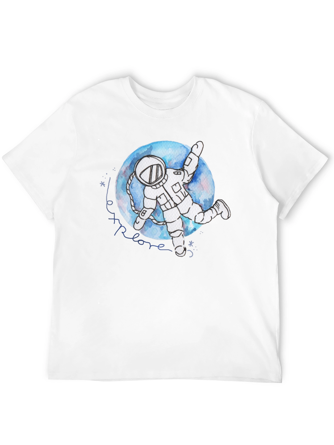 Explore Astronaut Graphic T-Shirt